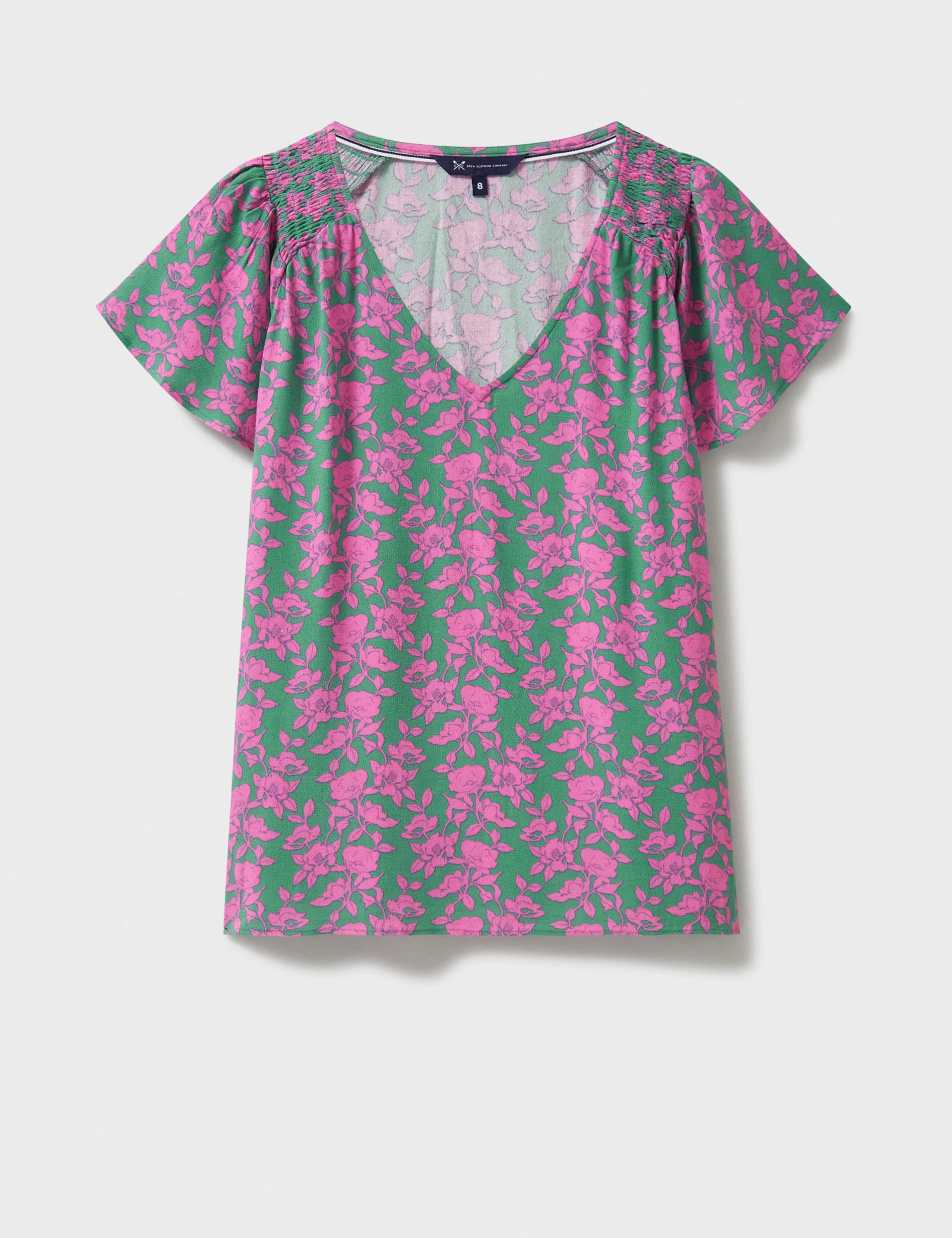 Floral Frill Sleeve Top 2 of 5