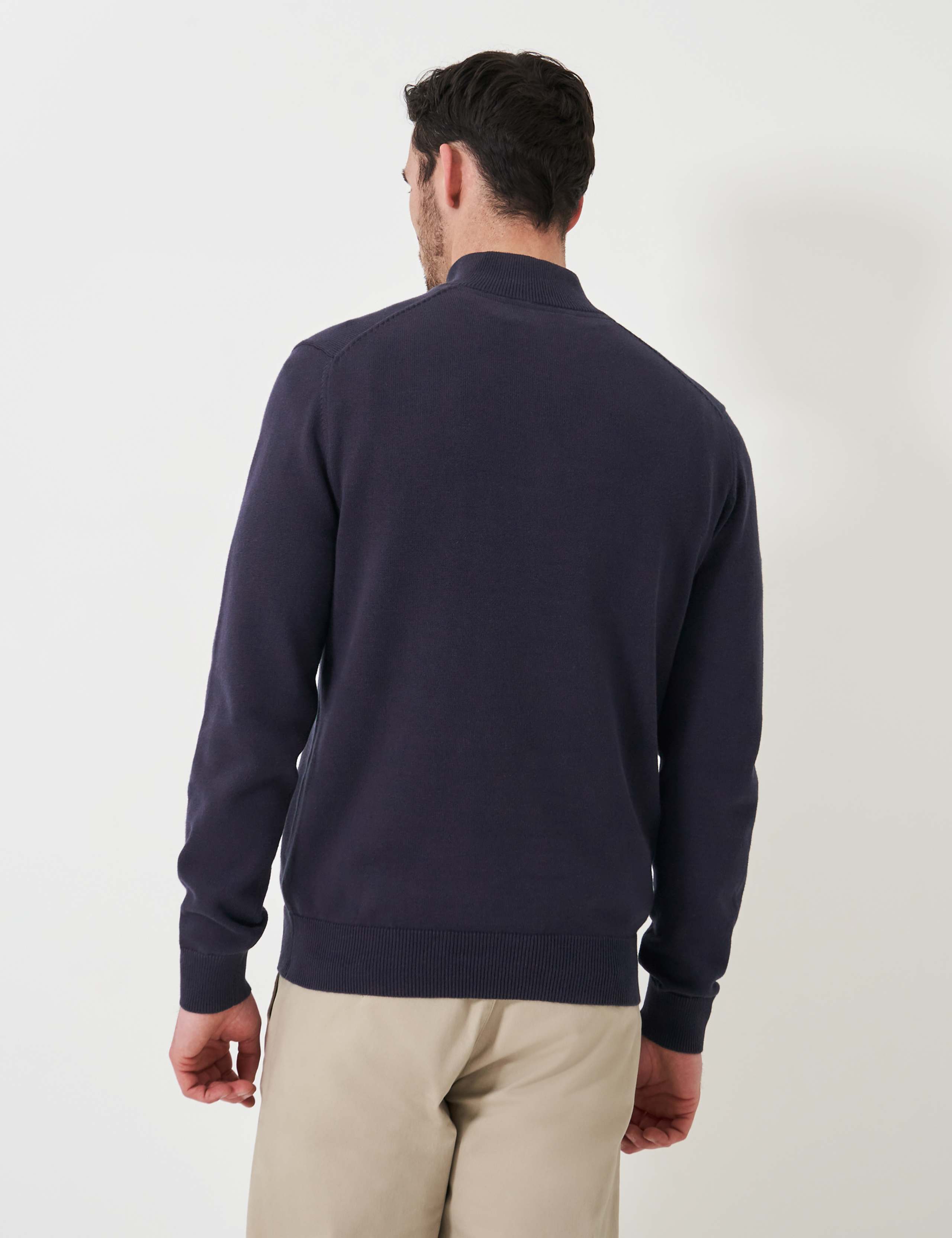Pure Cotton Half Zip Jumper 4 of 4