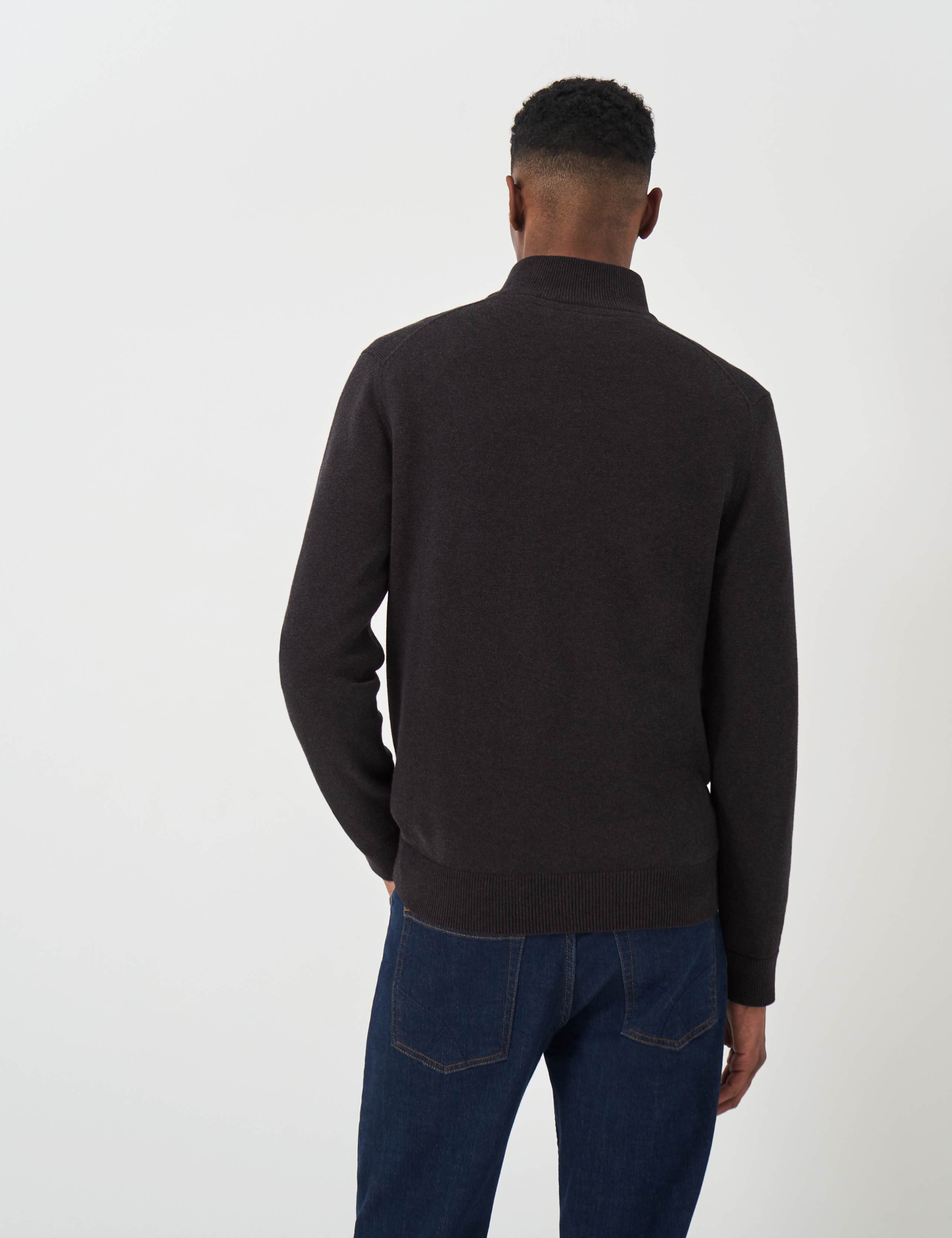 Pure Cotton Half Zip Jumper 4 of 4