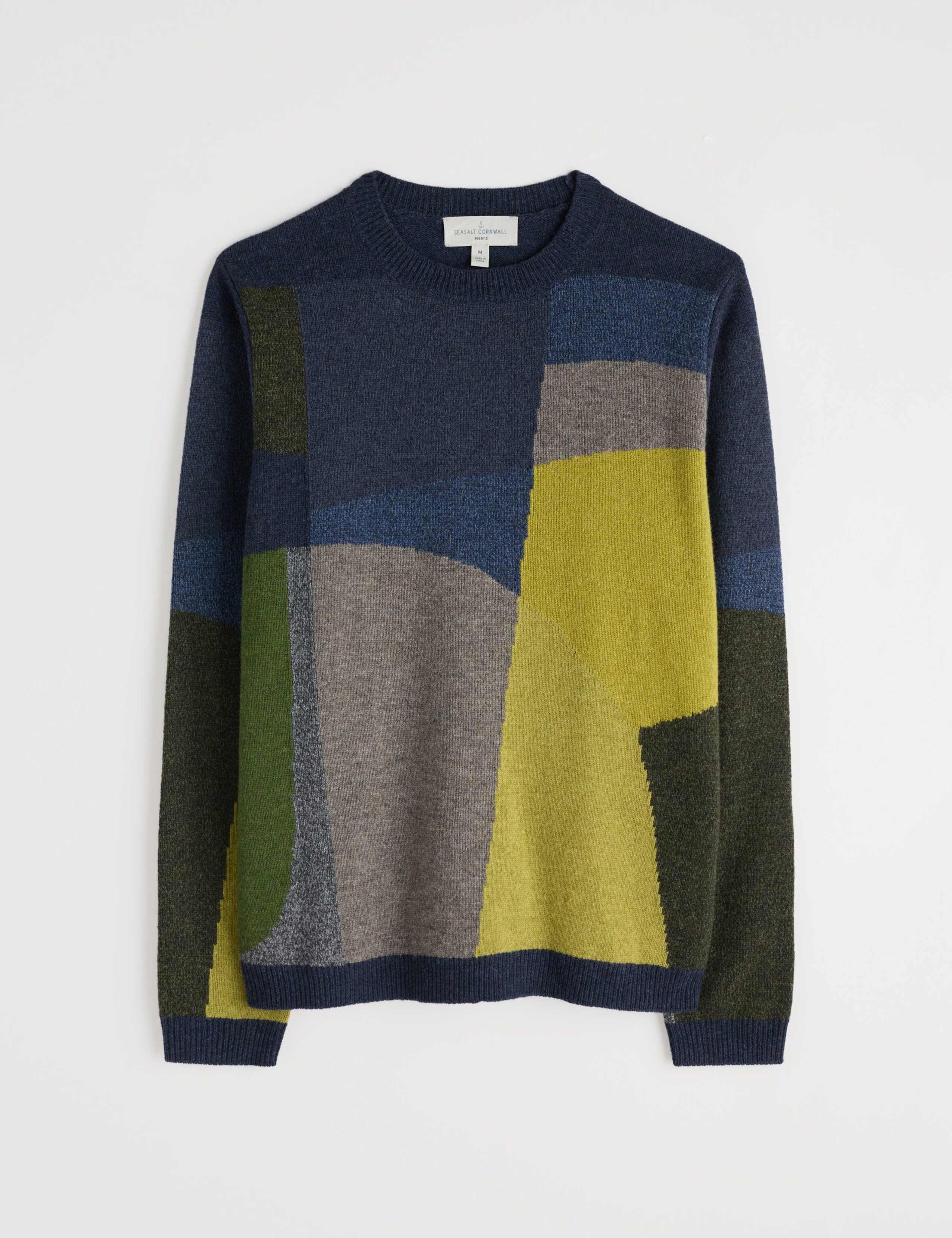 Lambswool Rich Colour Block Jumper 2 of 5