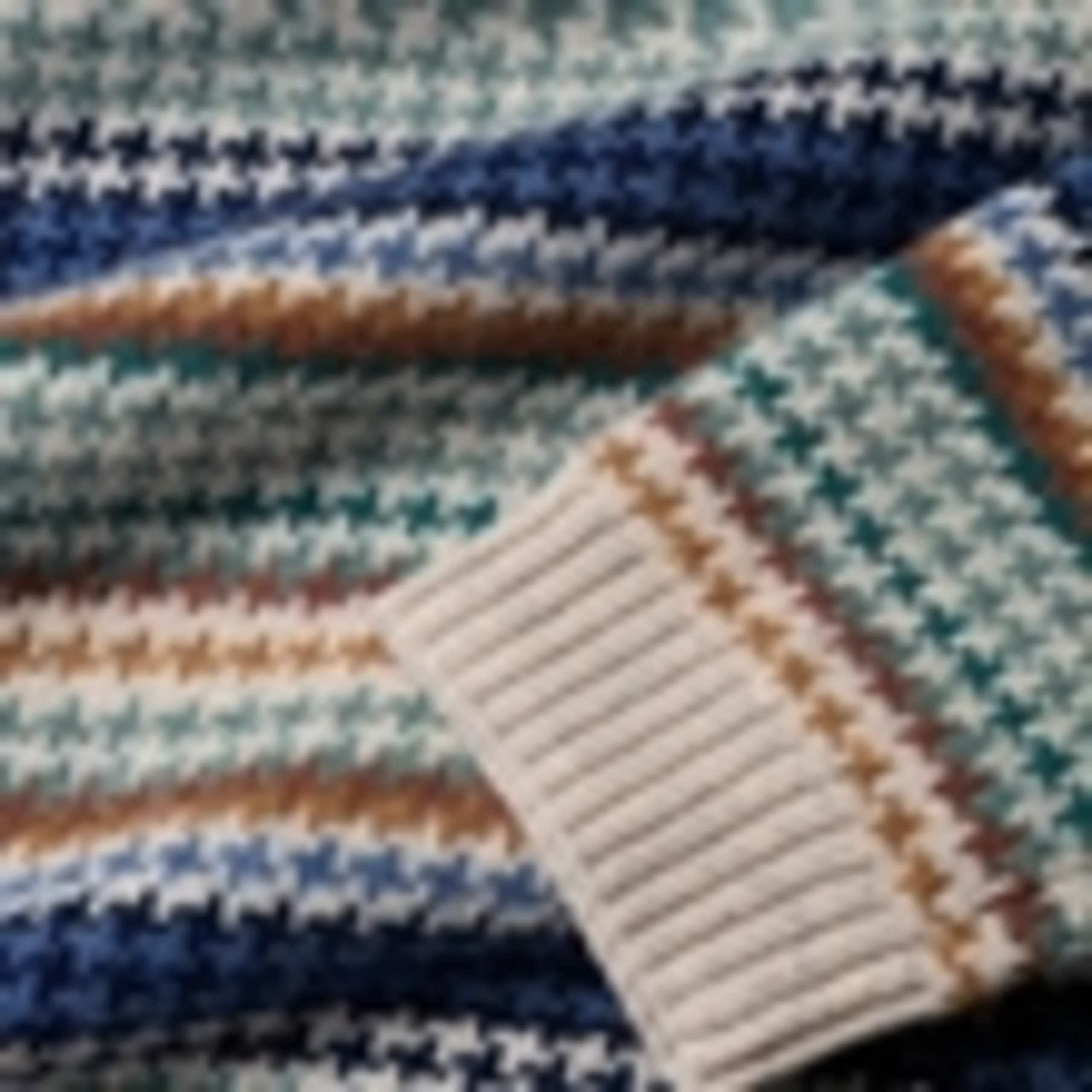 Lambswool Rich Striped Crew Neck Jumper 6 of 6