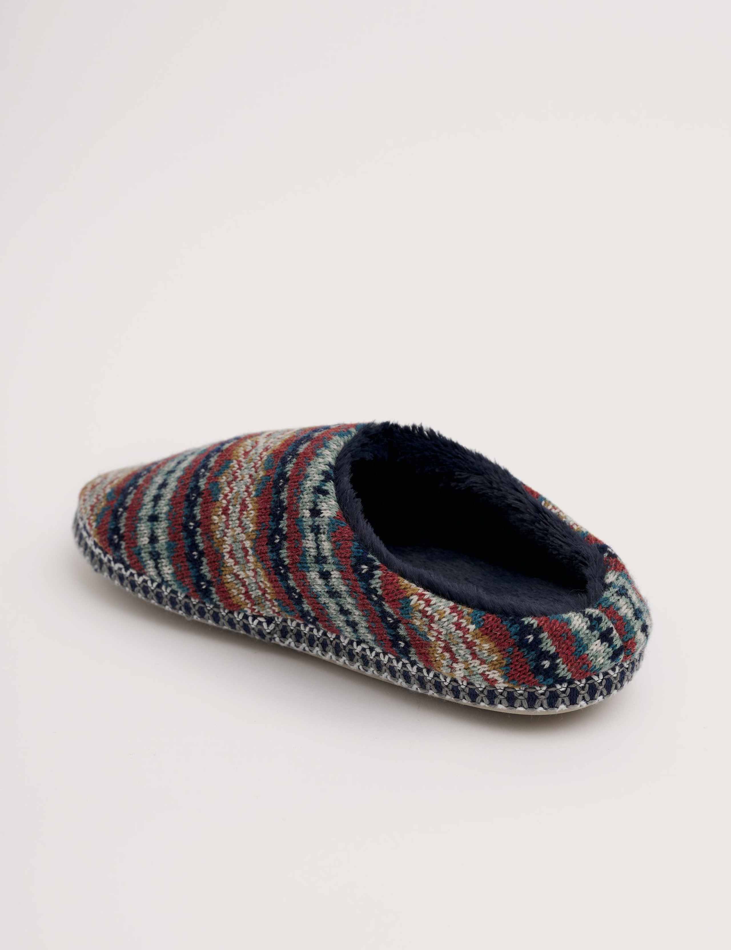 Lambswool Rich Fair Isle Mule Slippers 4 of 5