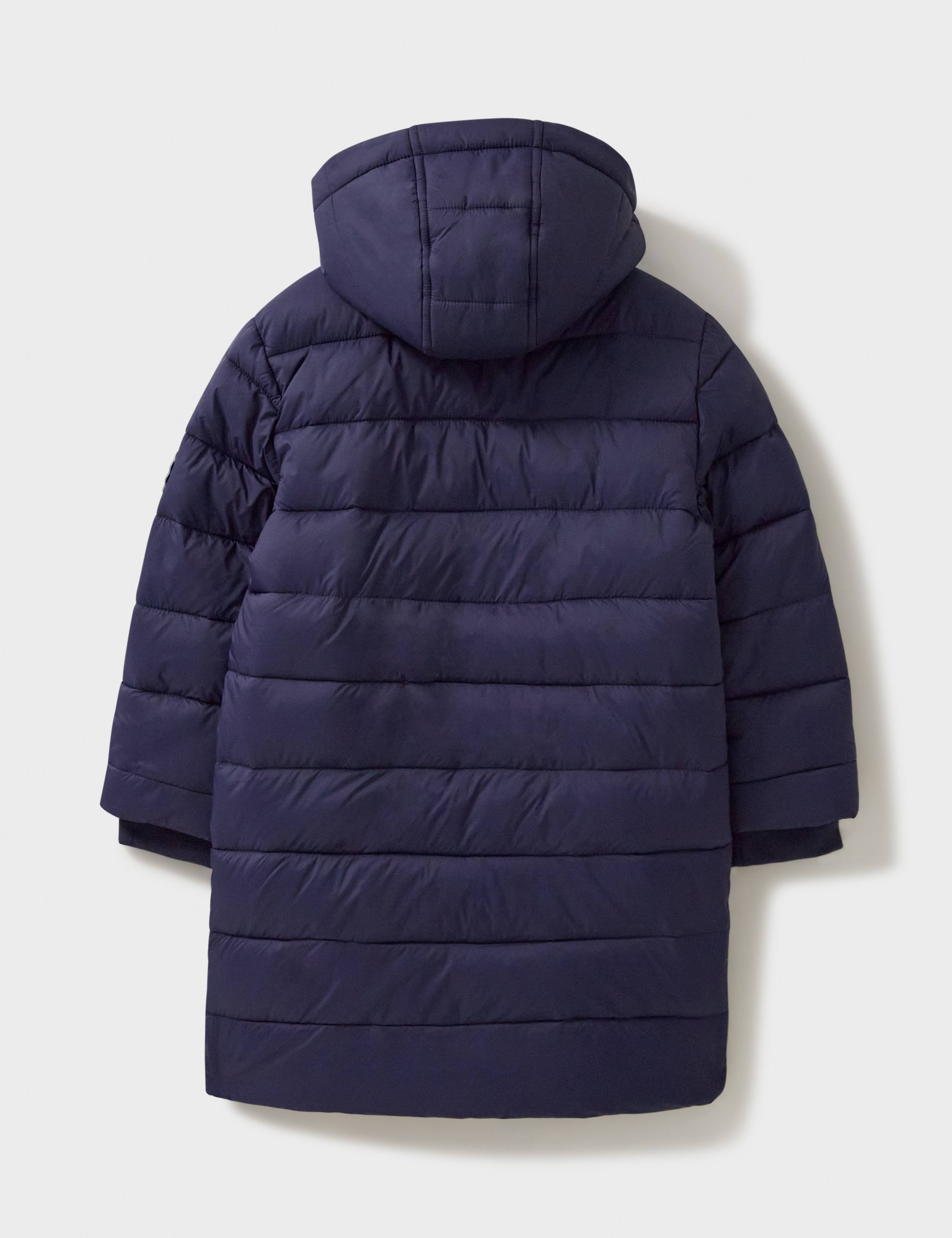 Hooded Fleece Lined Padded Coat (3-12 Yrs) 2 of 4