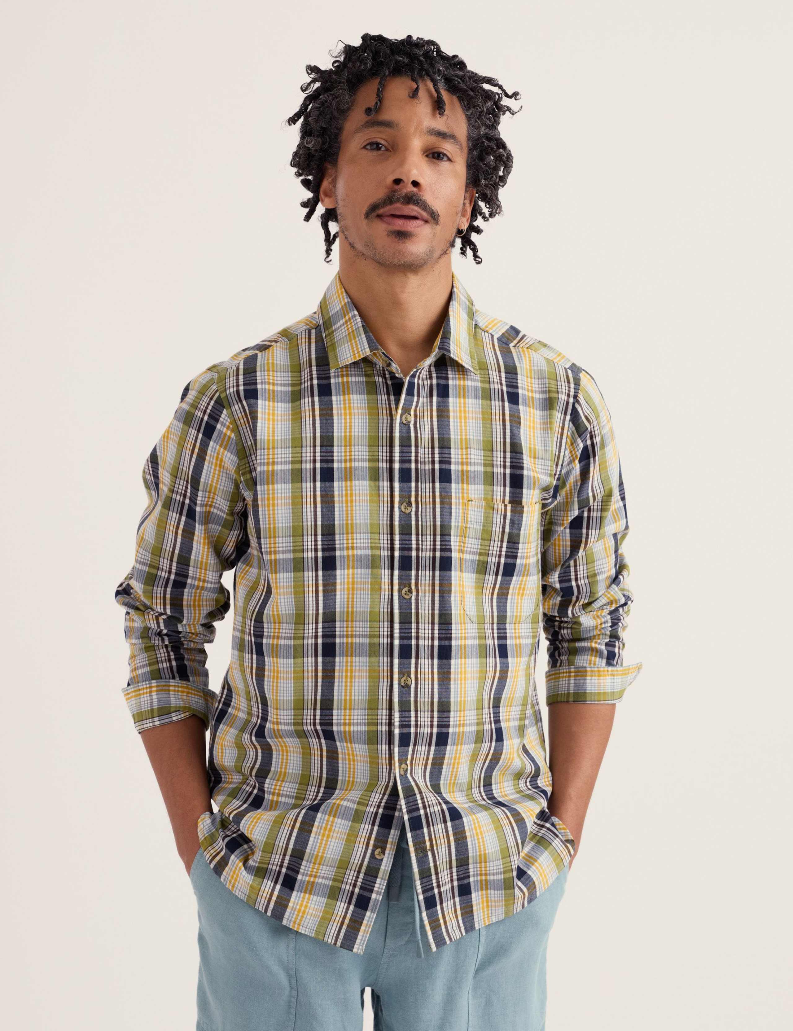 Relaxed Fit Pure Cotton Checked Shirt 3 of 5