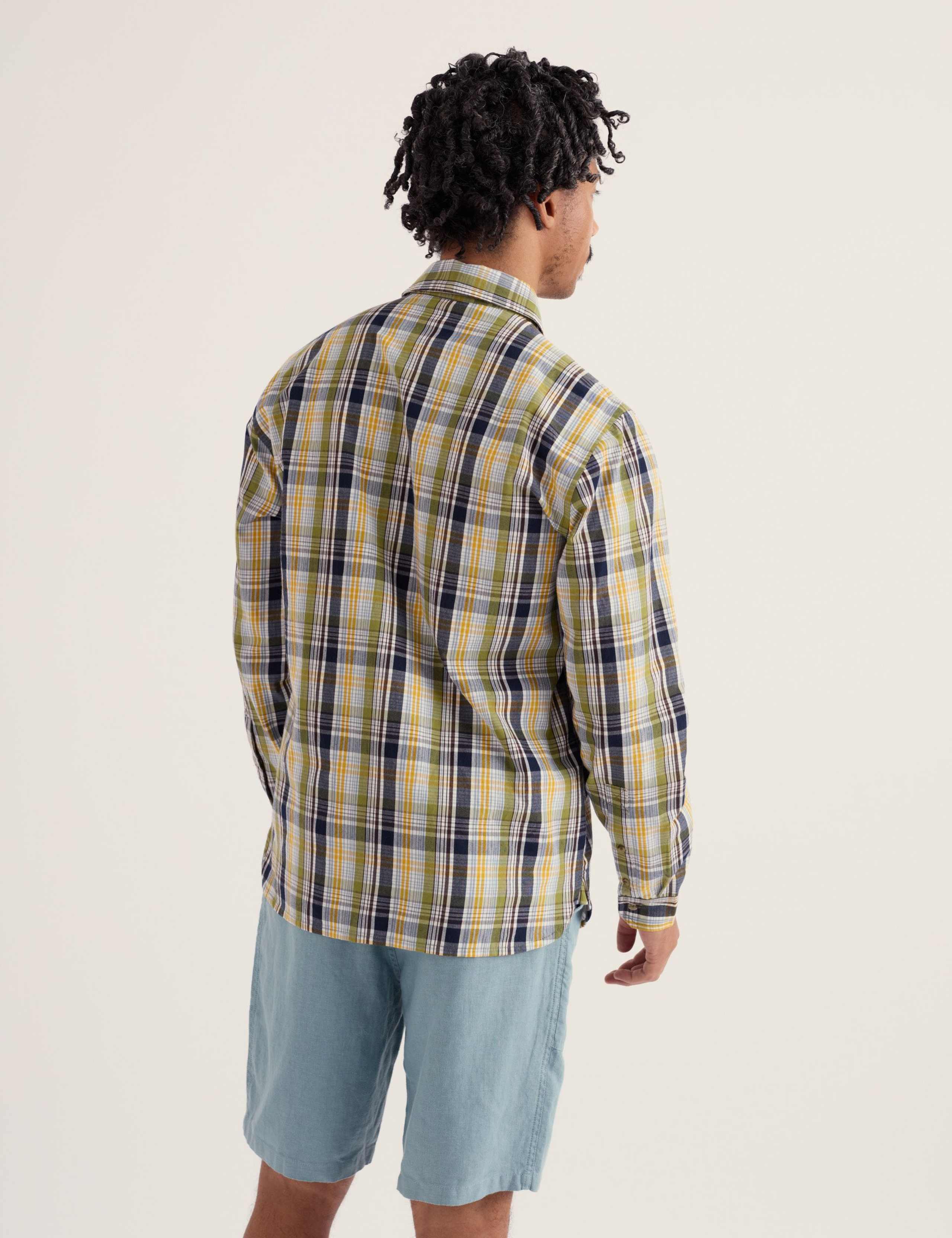 Relaxed Fit Pure Cotton Checked Shirt 4 of 5