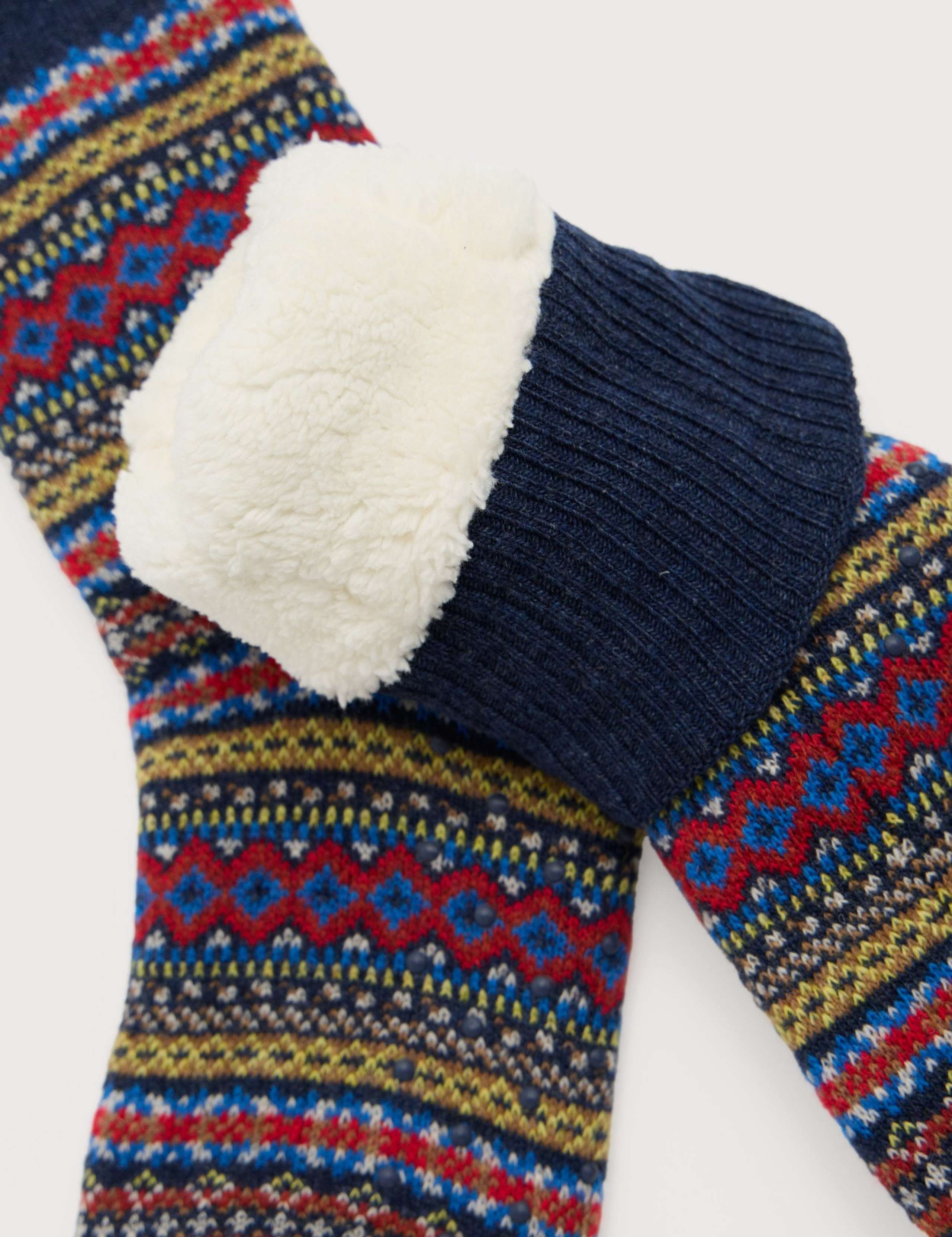 Fair Isle Lambswool Rich Socks 2 of 2