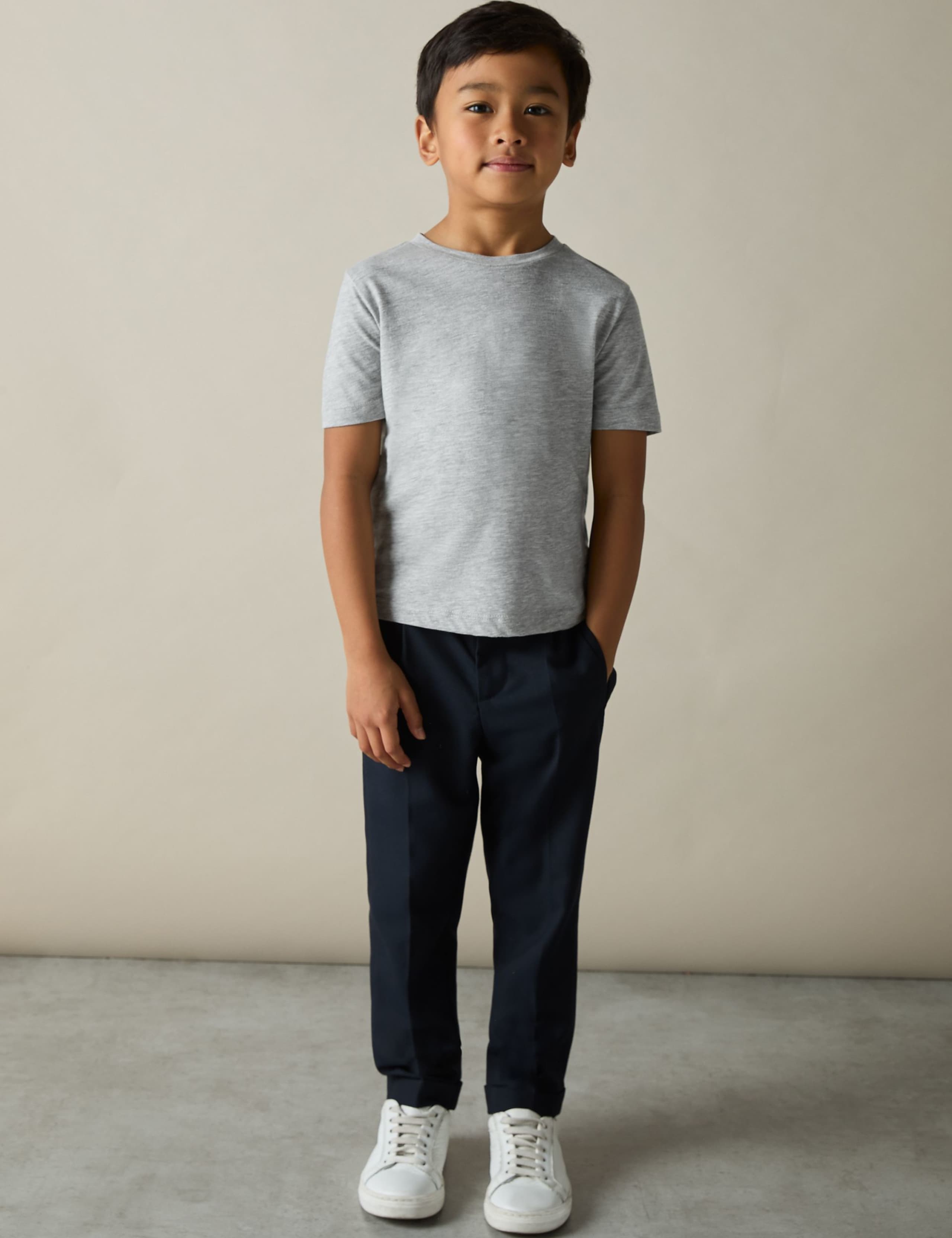 3pk Pure Cotton T-Shirts (3-14 Yrs) 3 of 5