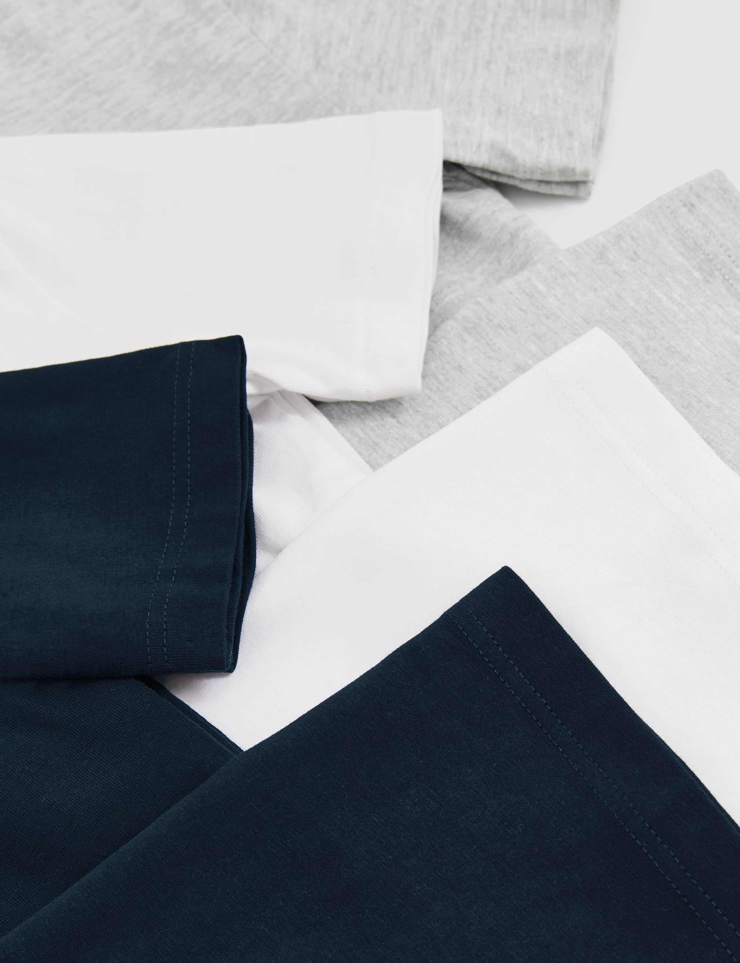 3pk Pure Cotton T-Shirts (3-14 Yrs) 5 of 5