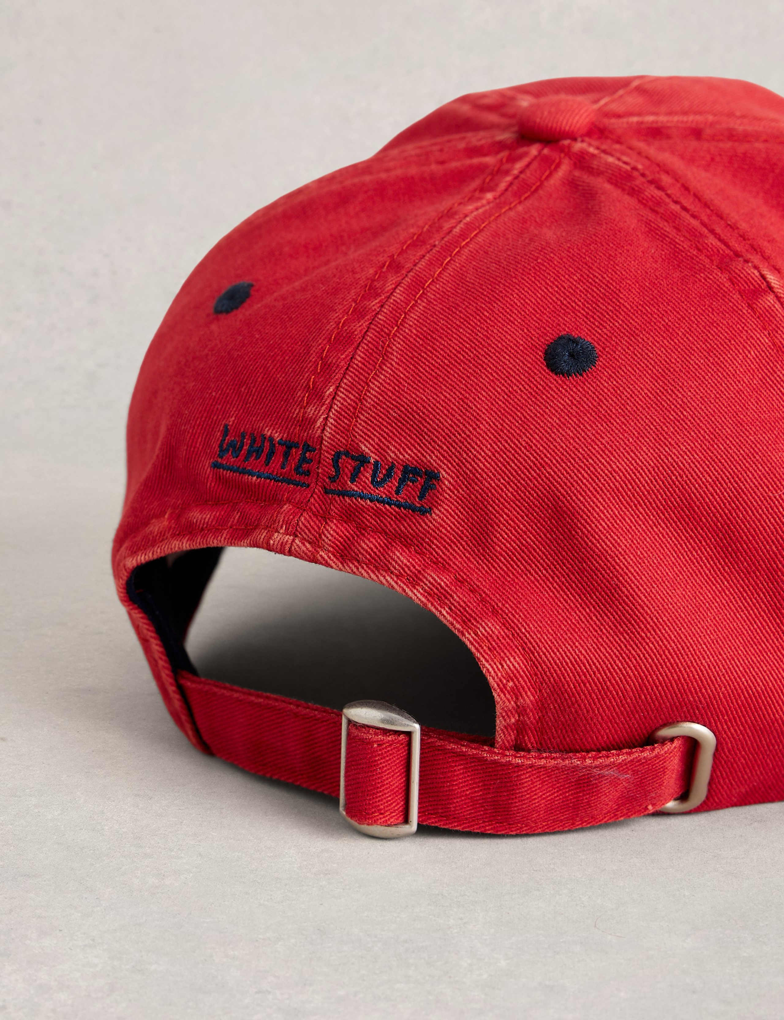Pure Cotton Embroidered Baseball Cap 2 of 2