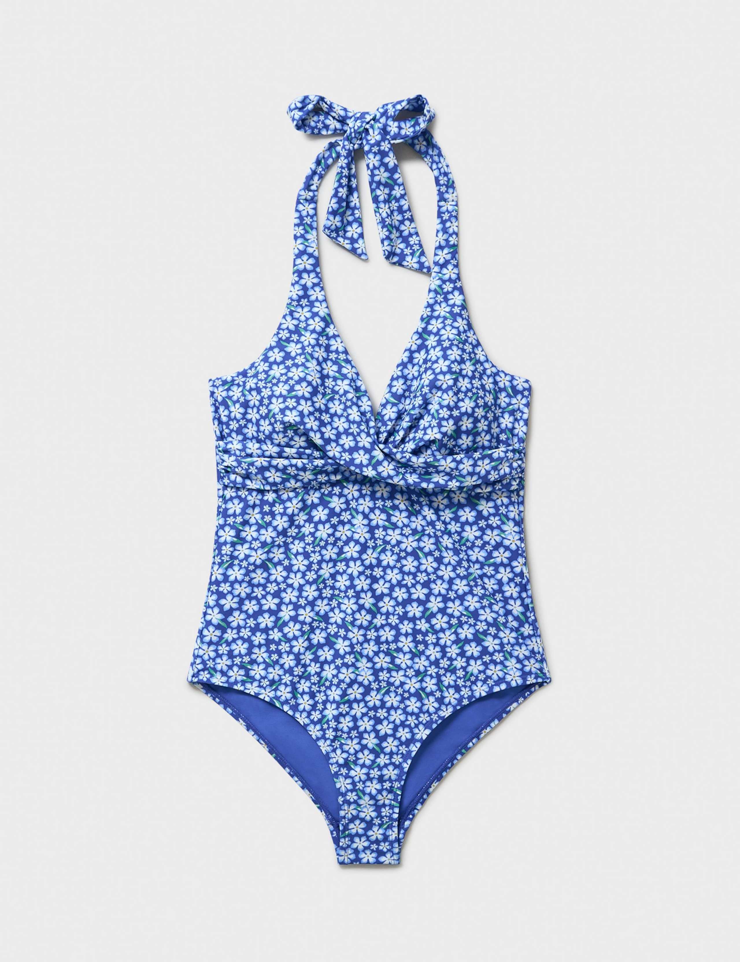 Floral Padded Halterneck Swimsuit 2 of 5