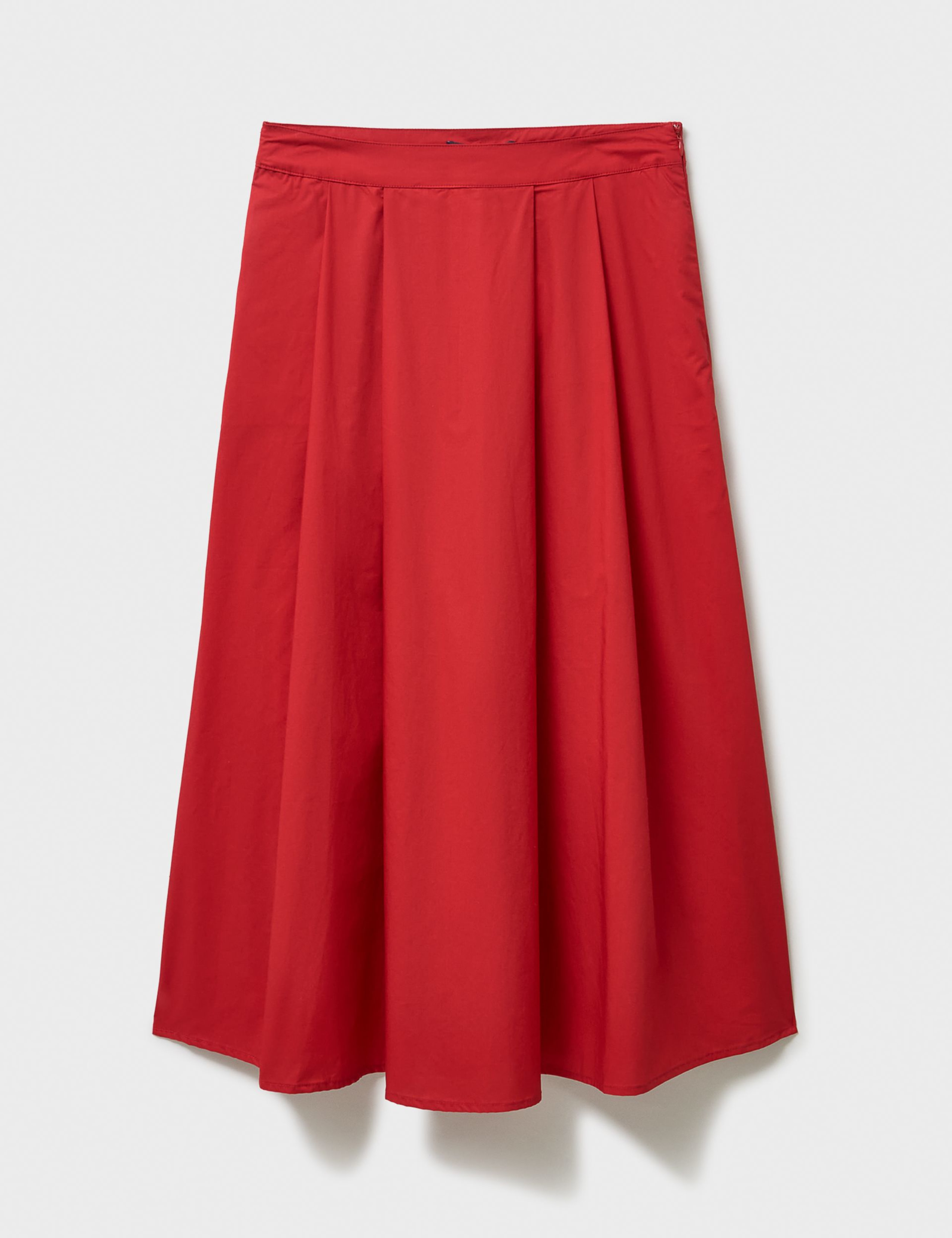 Pure Cotton Printed Midi A-Line Skirt 2 of 5