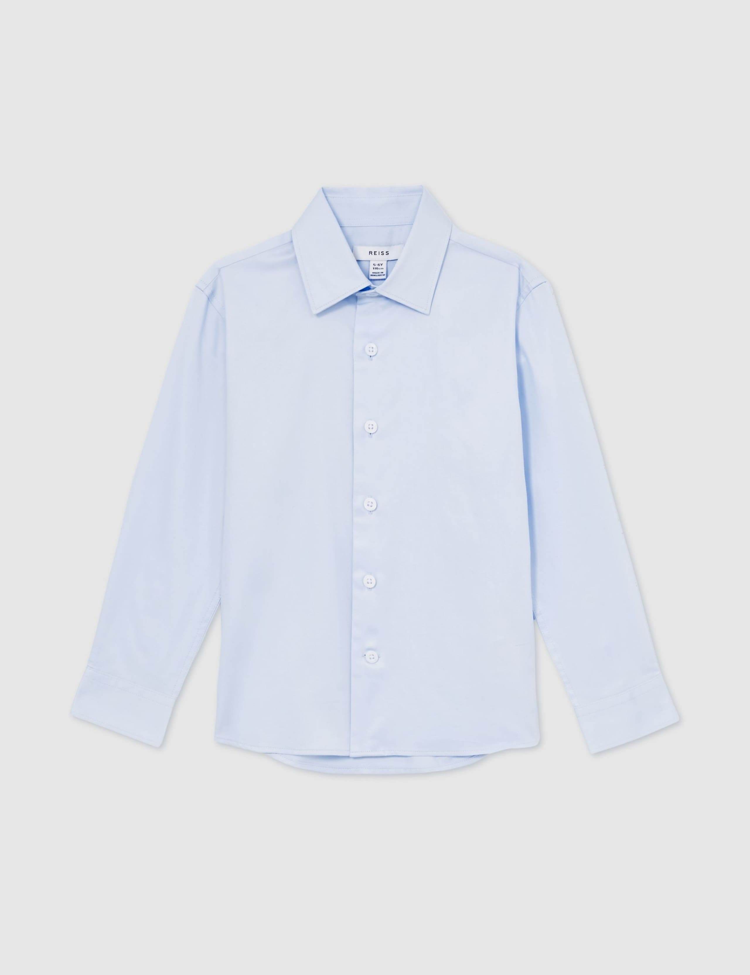 Pure Cotton Collared Shirt (3-14 Yrs) 2 of 4
