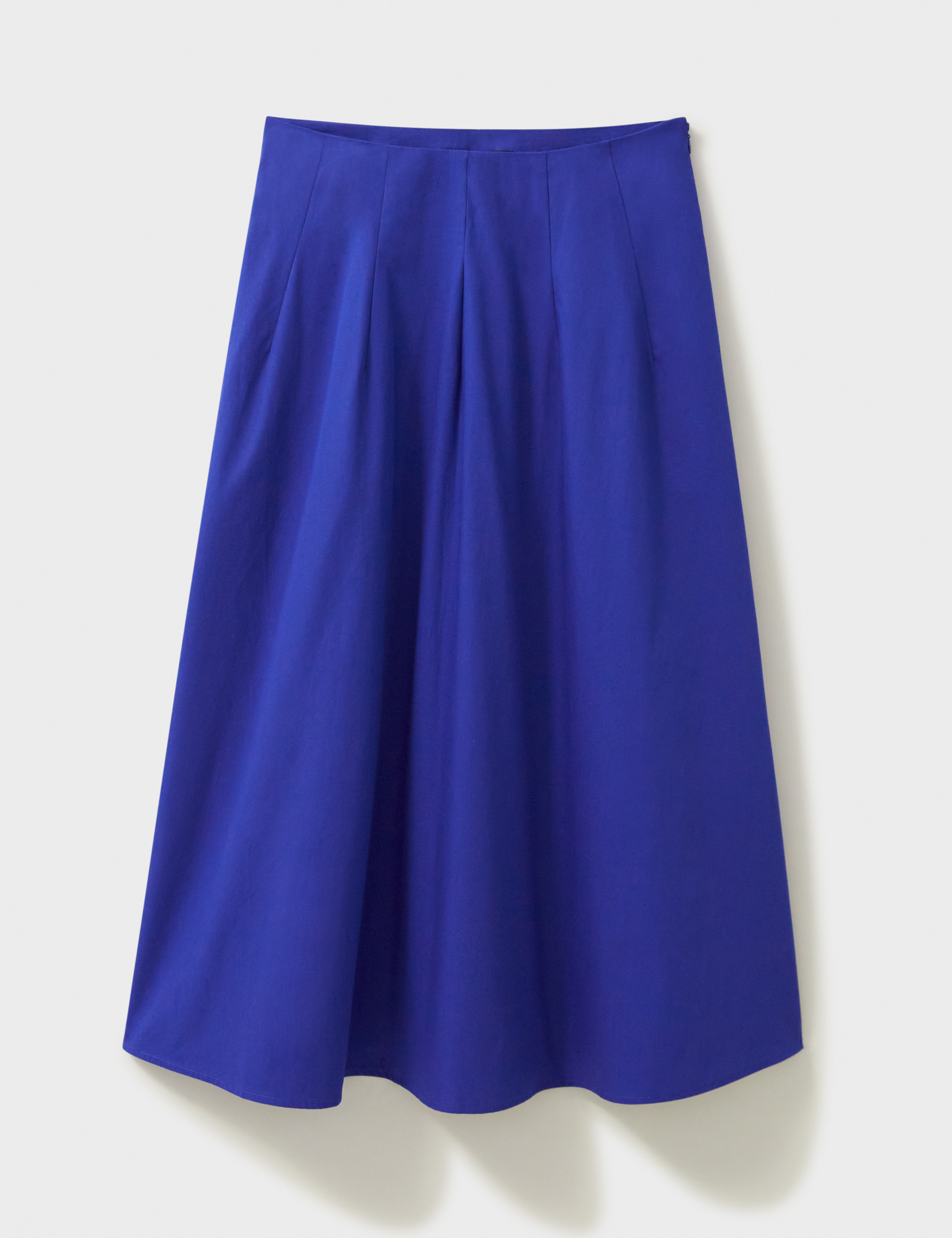 Pure Cotton Pleated Midi A-Line Skirt 2 of 5