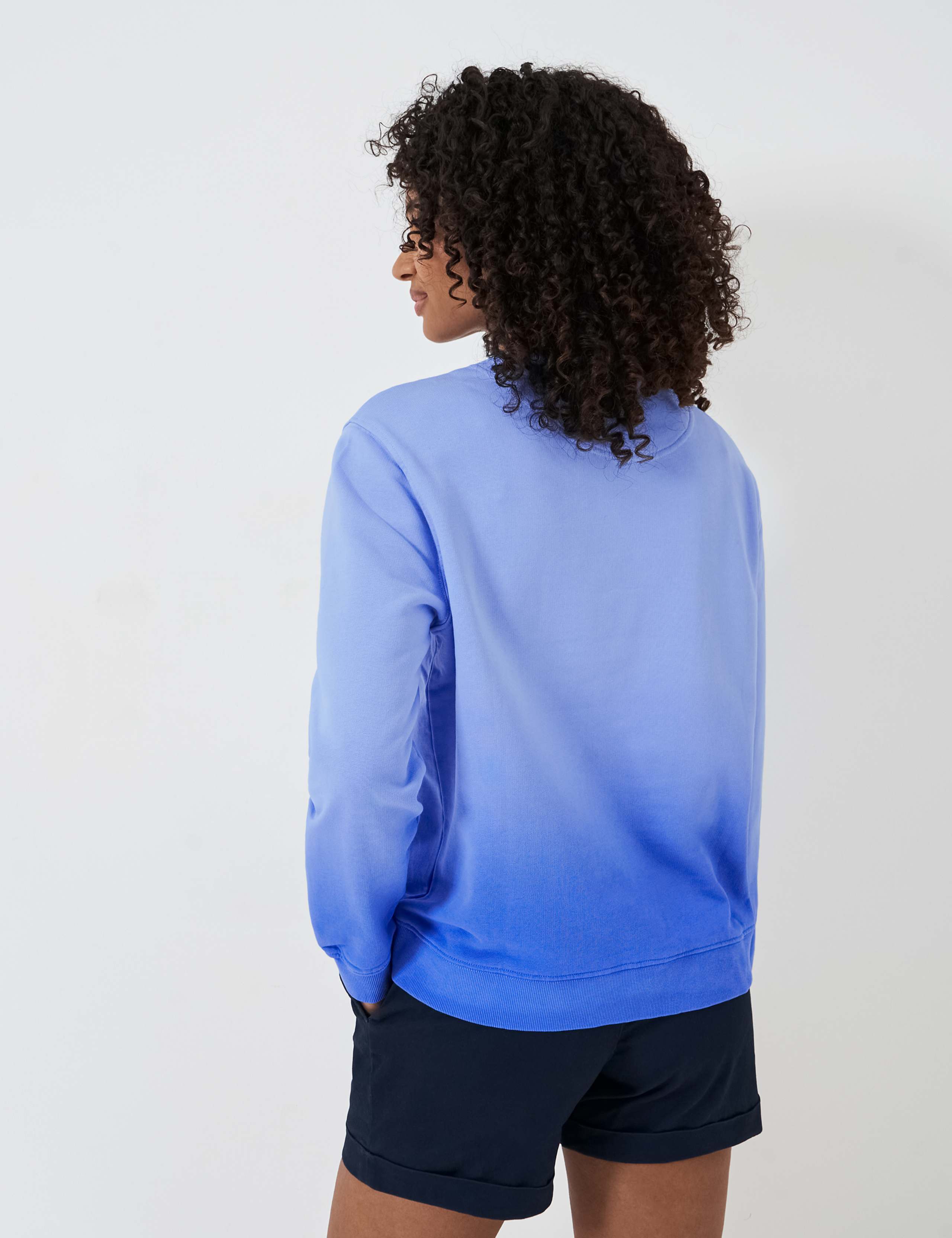 Pure Cotton Ombre Crew Neck Sweatshirt 4 of 5