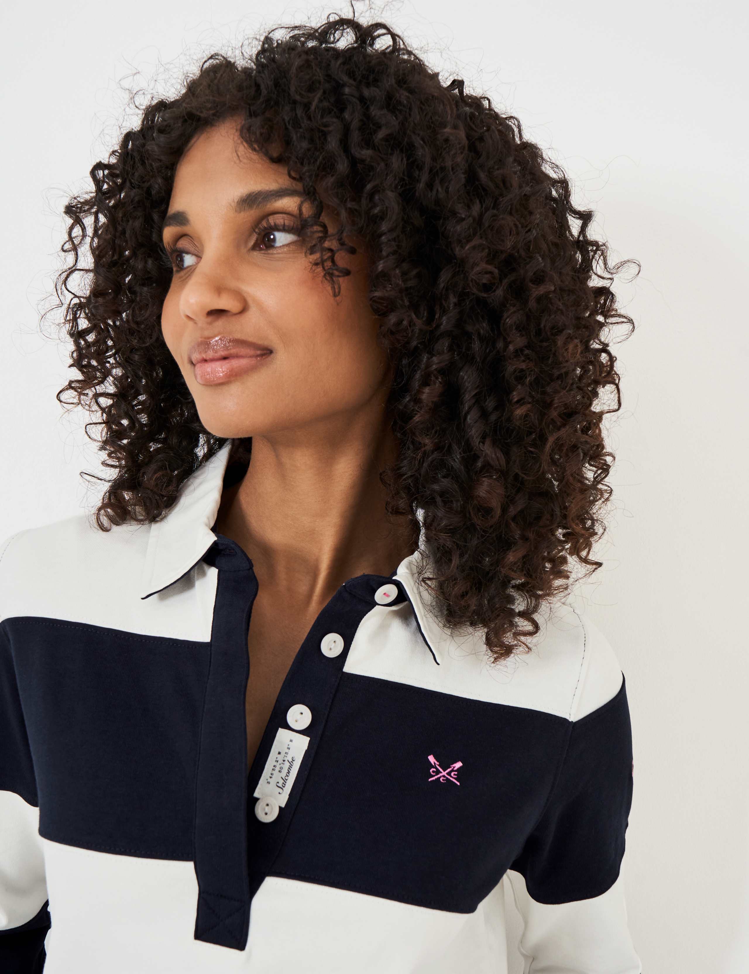 Pure Cotton Striped Rugby Top 5 of 5