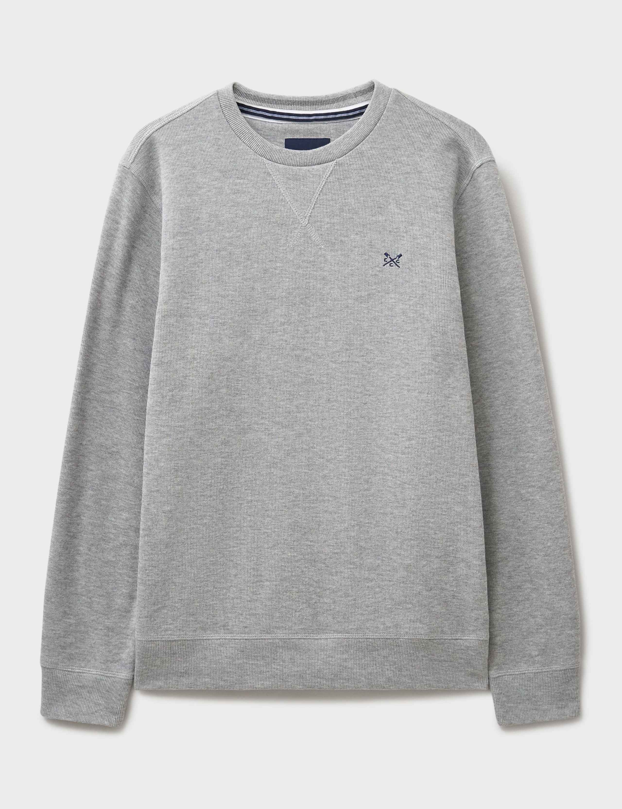 Pure Cotton Ribbed Crew Neck Jumper 2 of 5