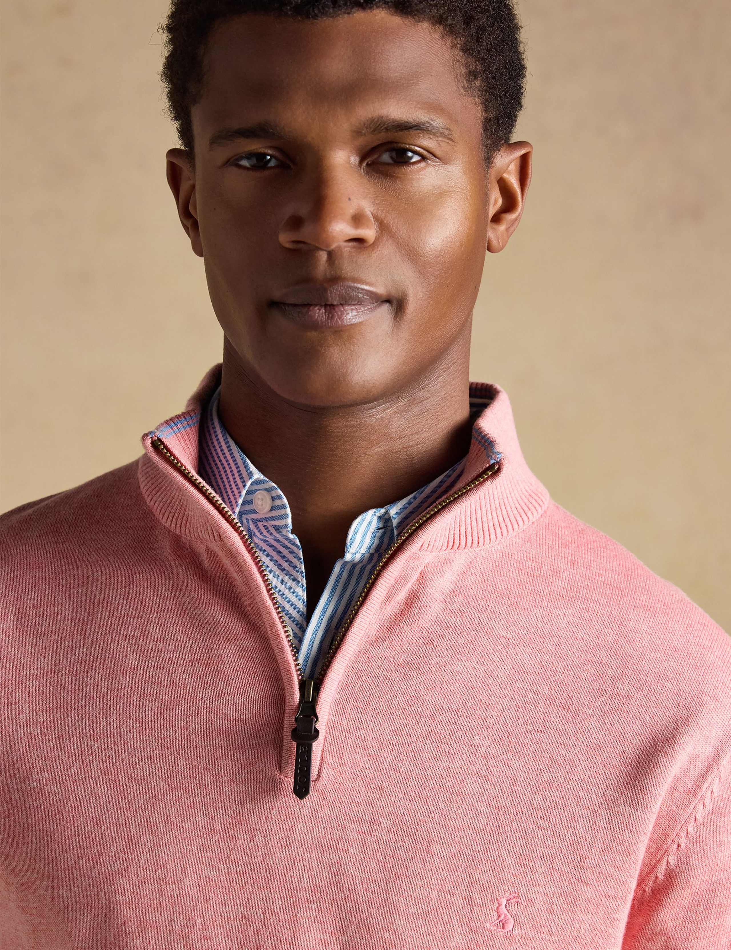 Pure Cotton Half Zip Jumper 5 of 8