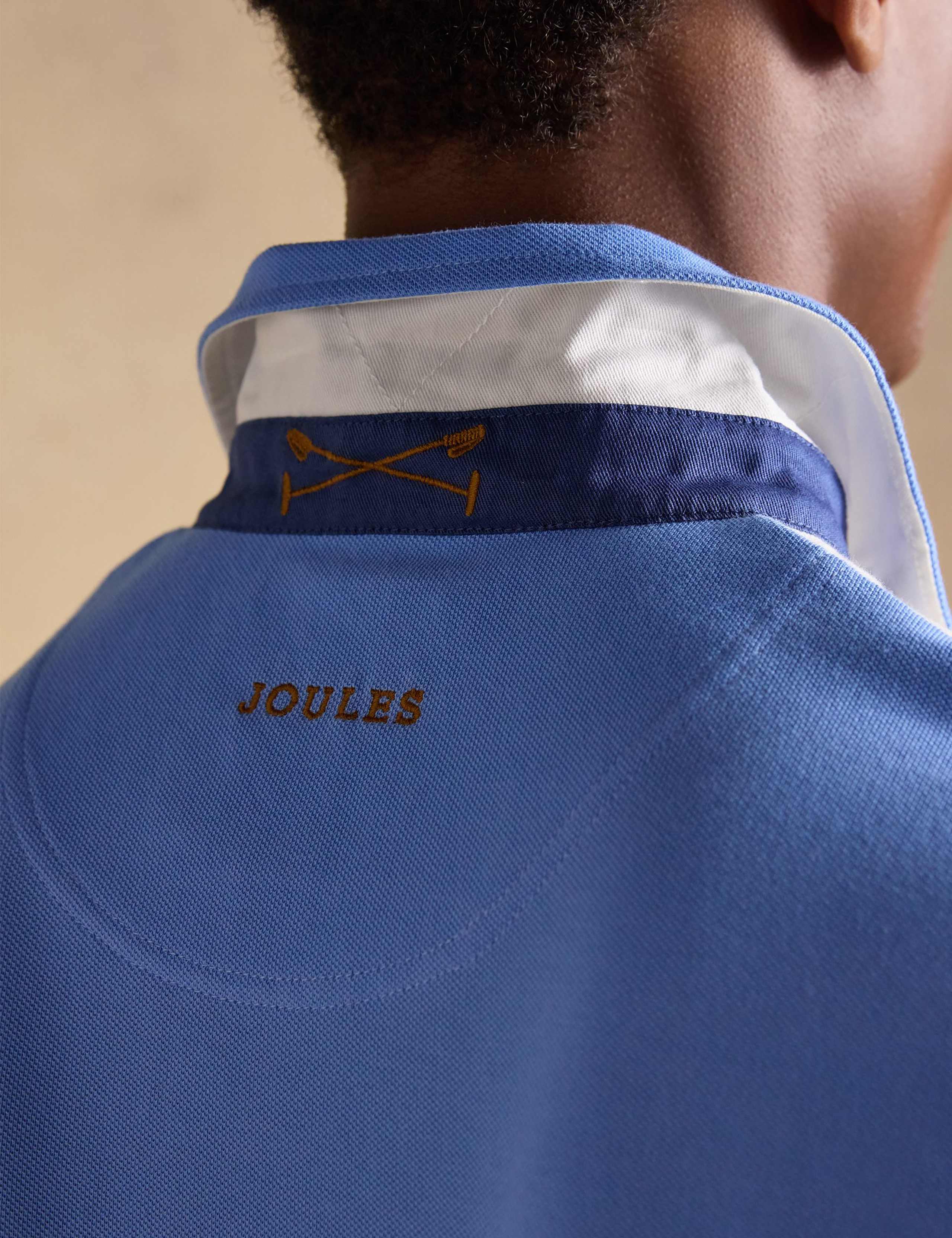 Pure Cotton Pique Embellished Polo Shirt 7 of 10