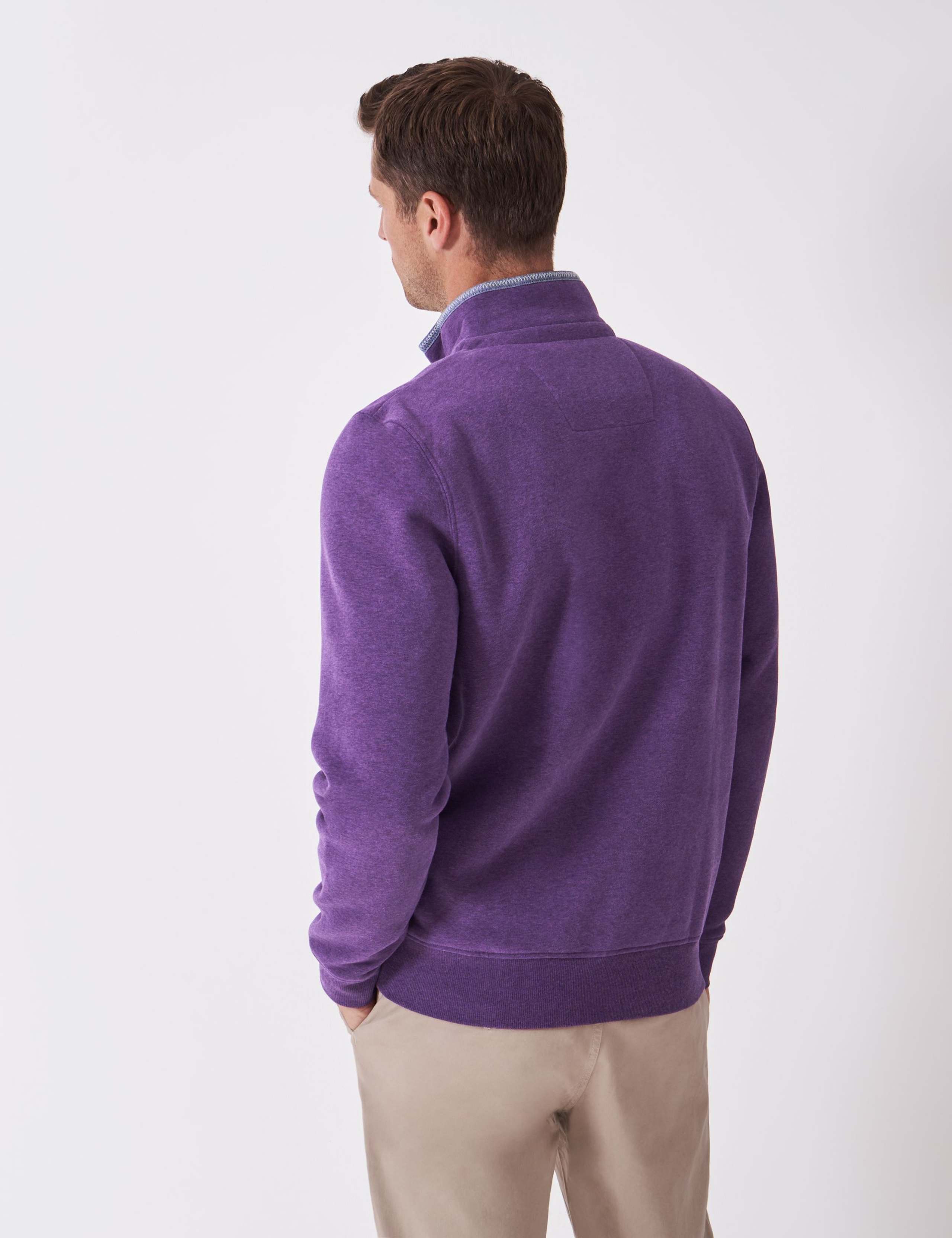 Cotton Rich Half Zip Sweatshirt 3 of 5