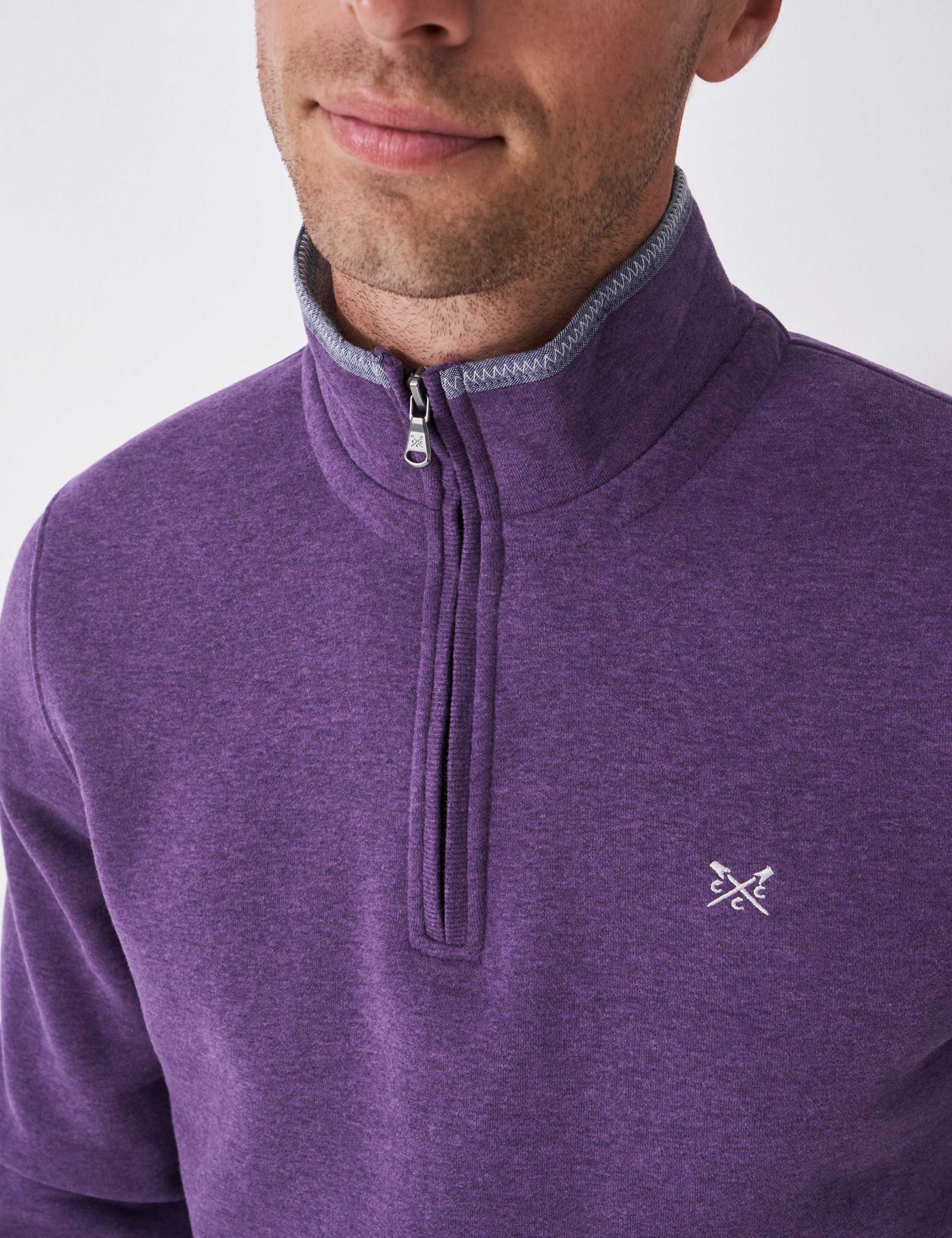 Cotton Rich Half Zip Sweatshirt 5 of 5