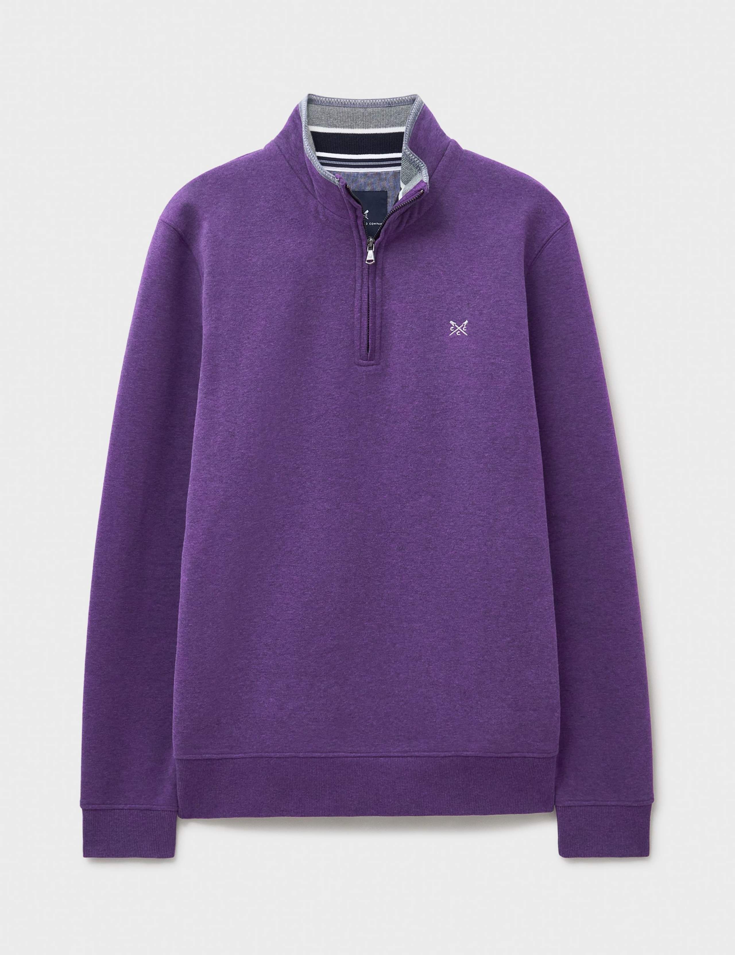 Cotton Rich Half Zip Sweatshirt 2 of 5