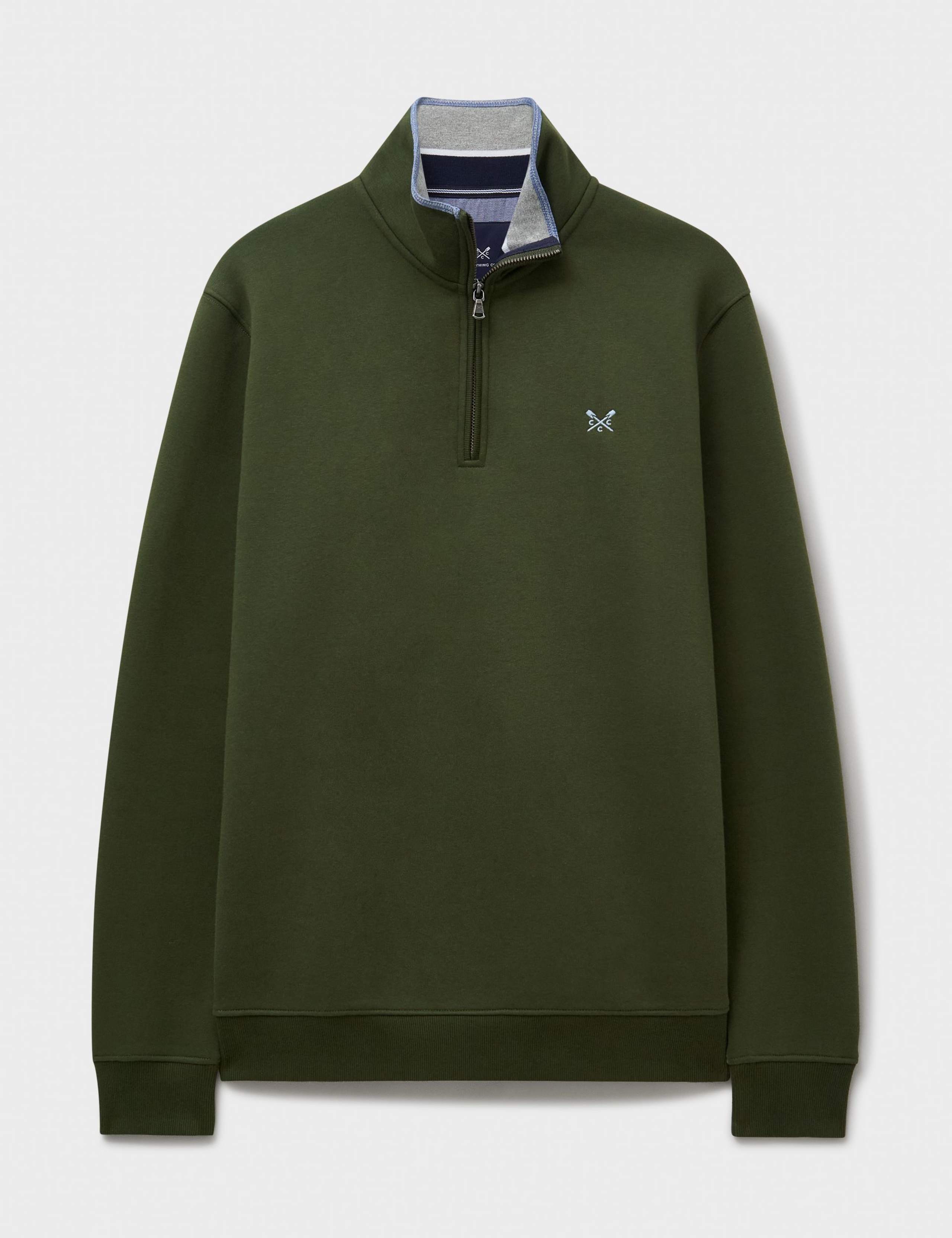 Cotton Rich Half Zip Sweatshirt 2 of 5