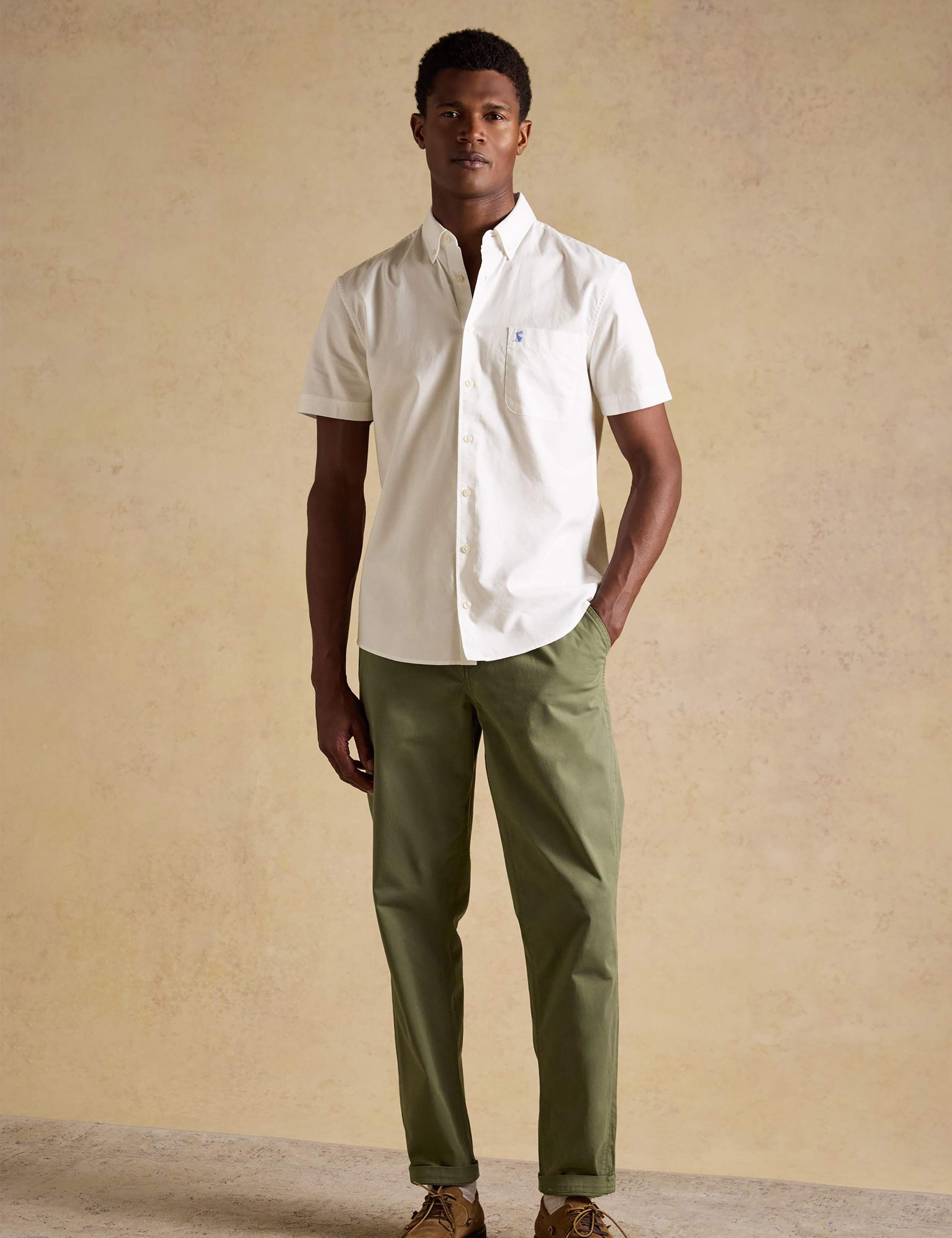 Regular Fit Short Sleeve Oxford Shirt 3 of 7