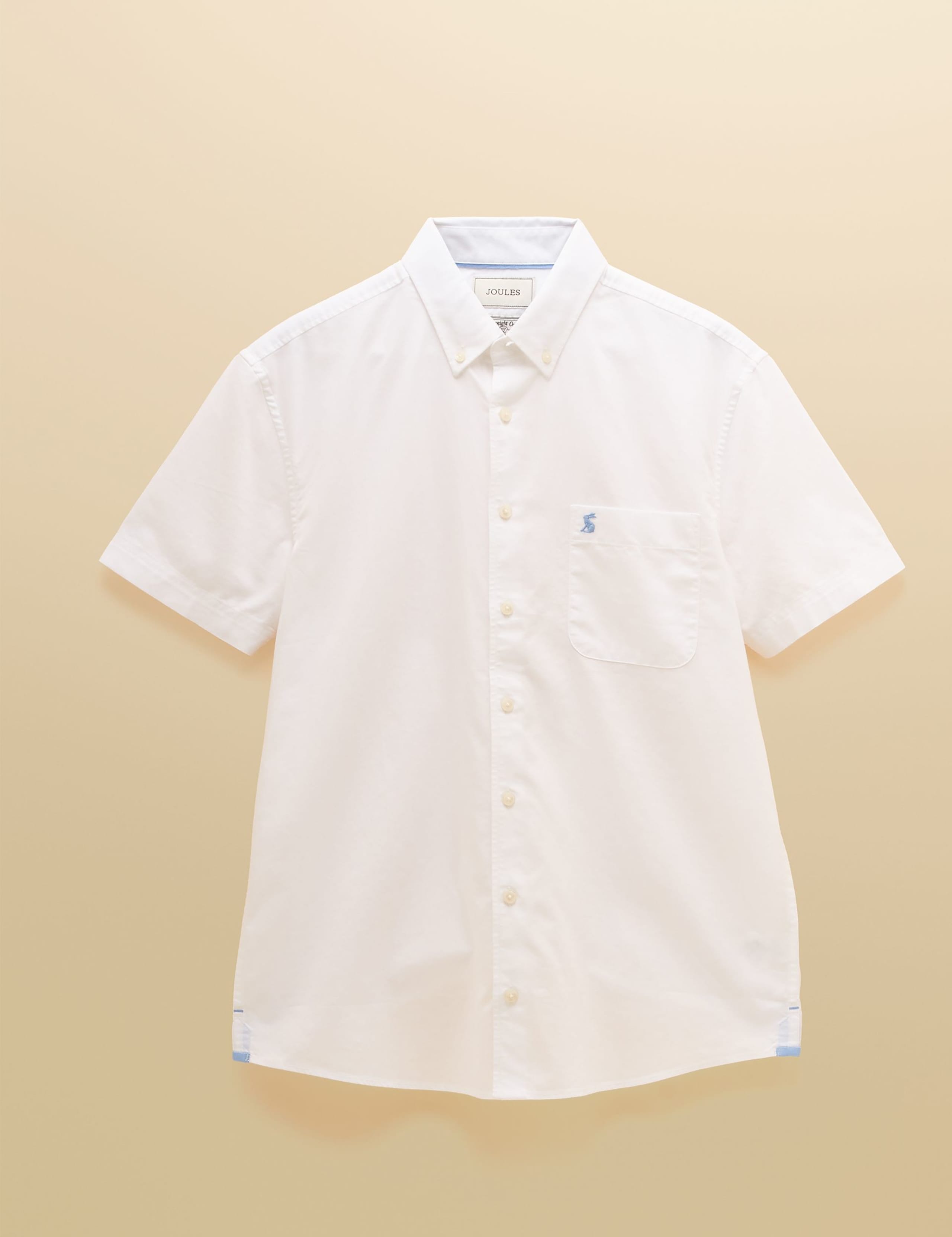 Regular Fit Short Sleeve Oxford Shirt 2 of 7