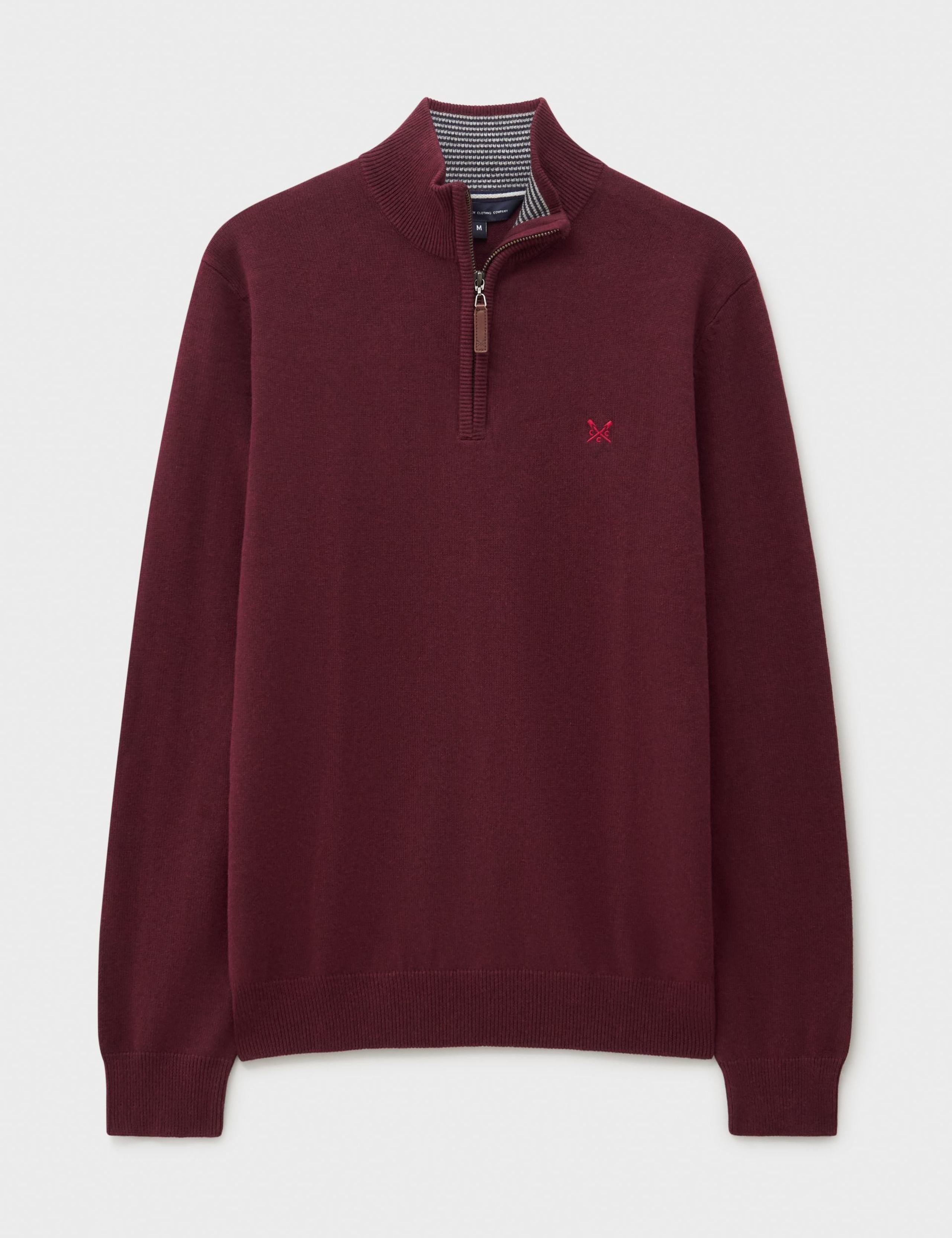 Pure Cotton Half Zip Jumper 2 of 5