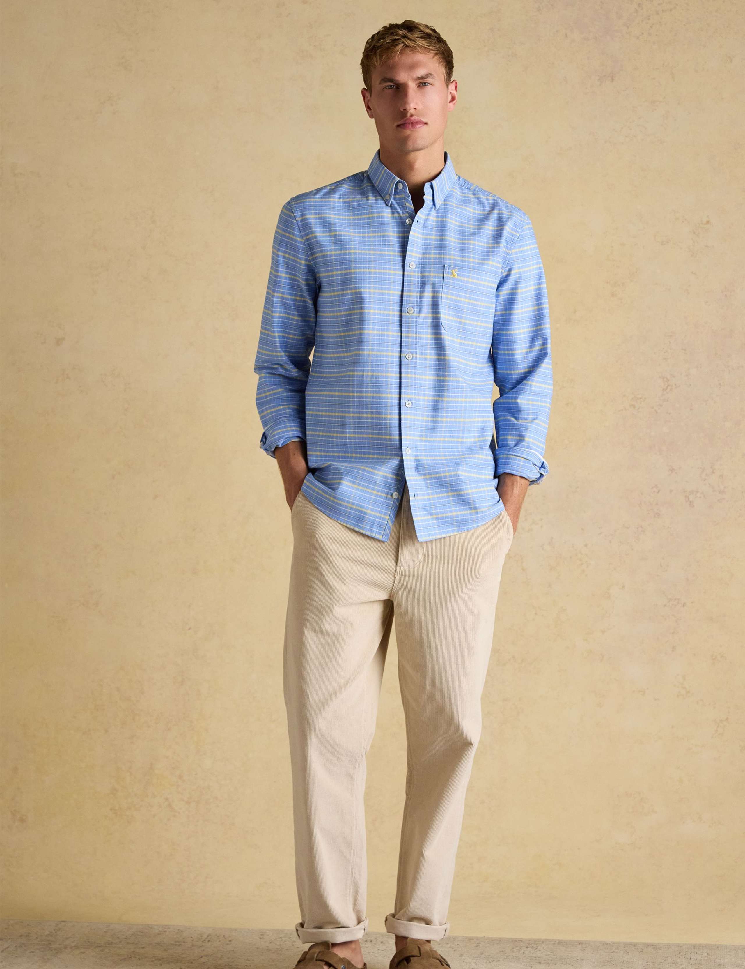 Regular Fit Pure Cotton Checked Oxford Shirt 3 of 11