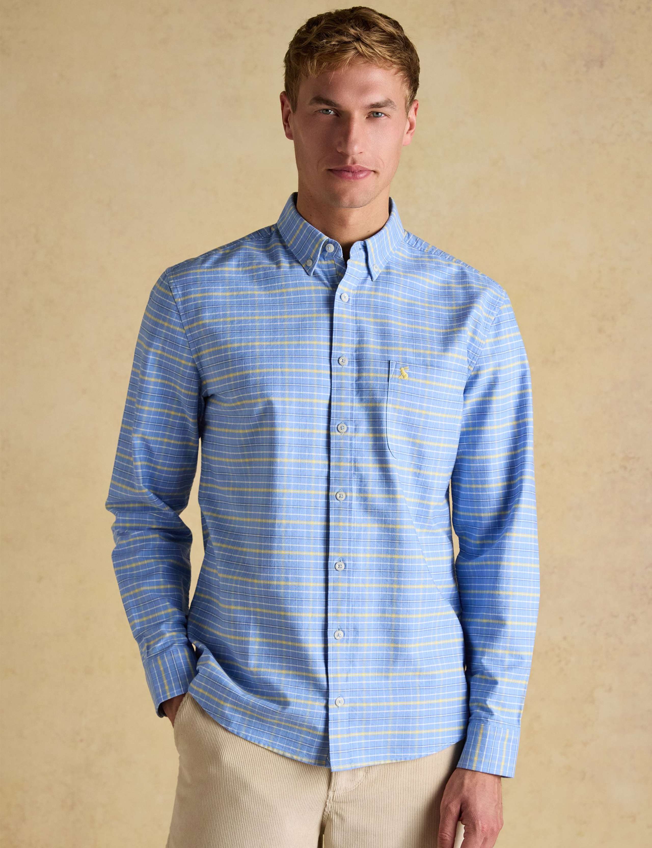 Regular Fit Pure Cotton Checked Oxford Shirt 4 of 11