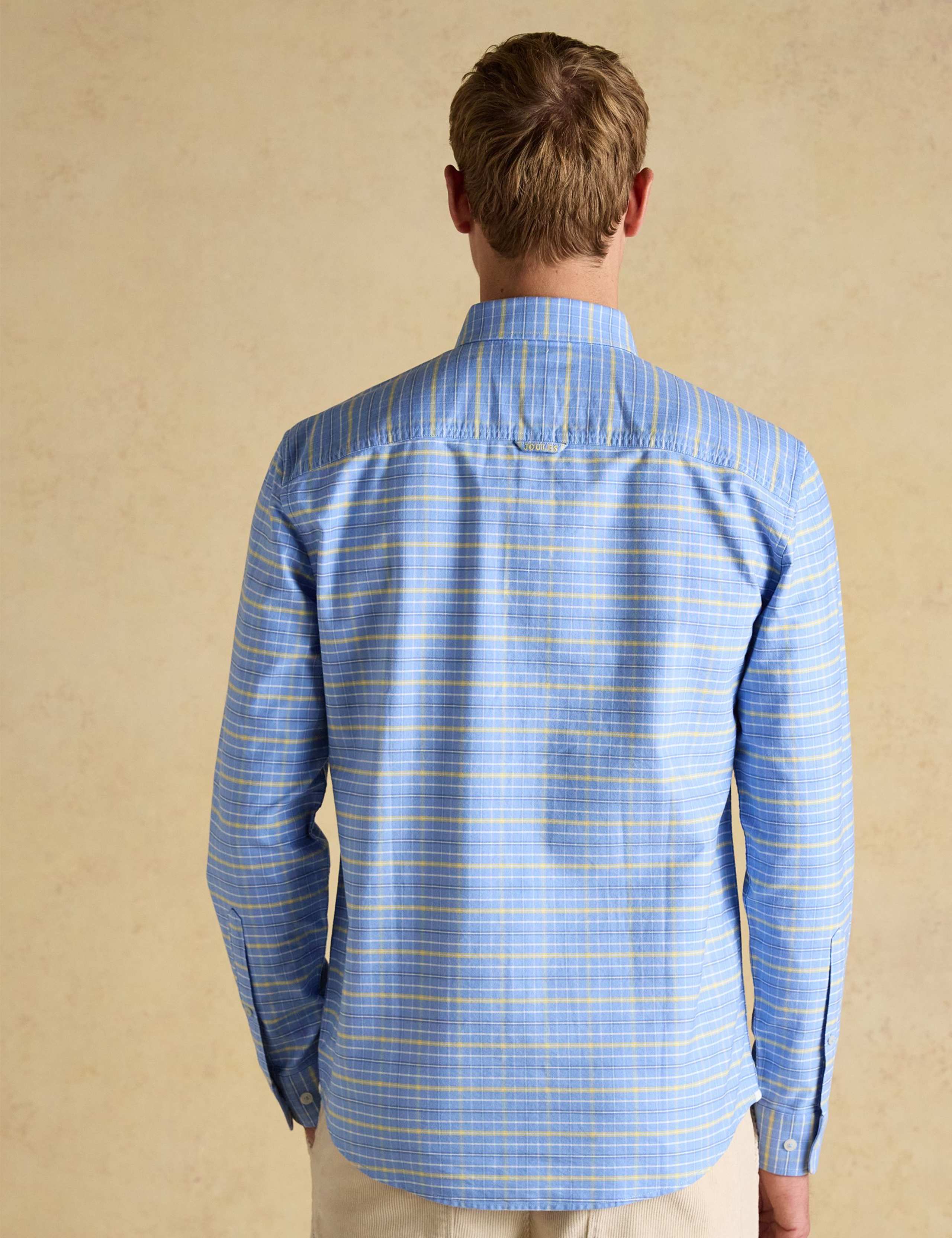 Regular Fit Pure Cotton Checked Oxford Shirt 5 of 11