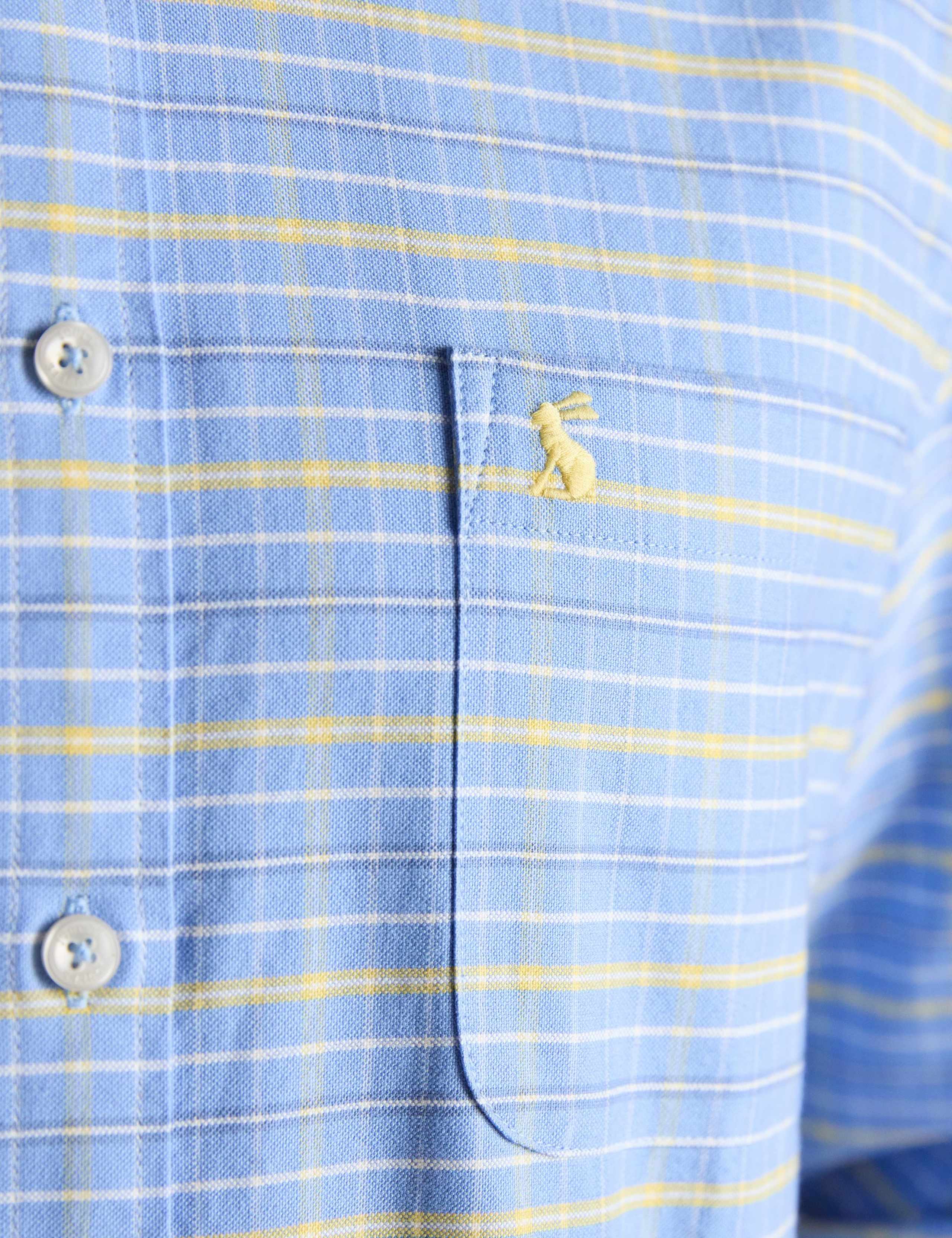 Regular Fit Pure Cotton Checked Oxford Shirt 9 of 11