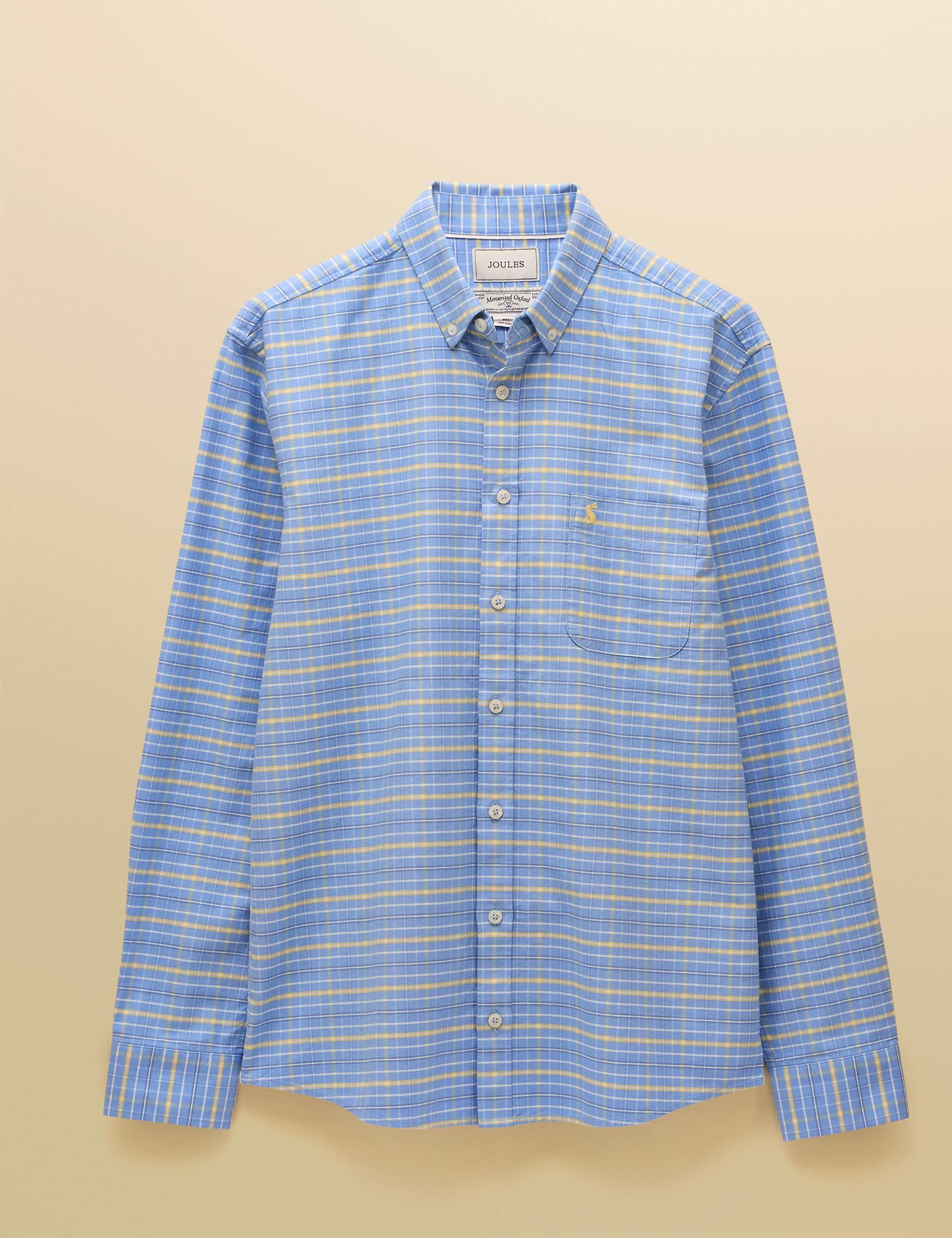 Regular Fit Pure Cotton Checked Oxford Shirt 2 of 11