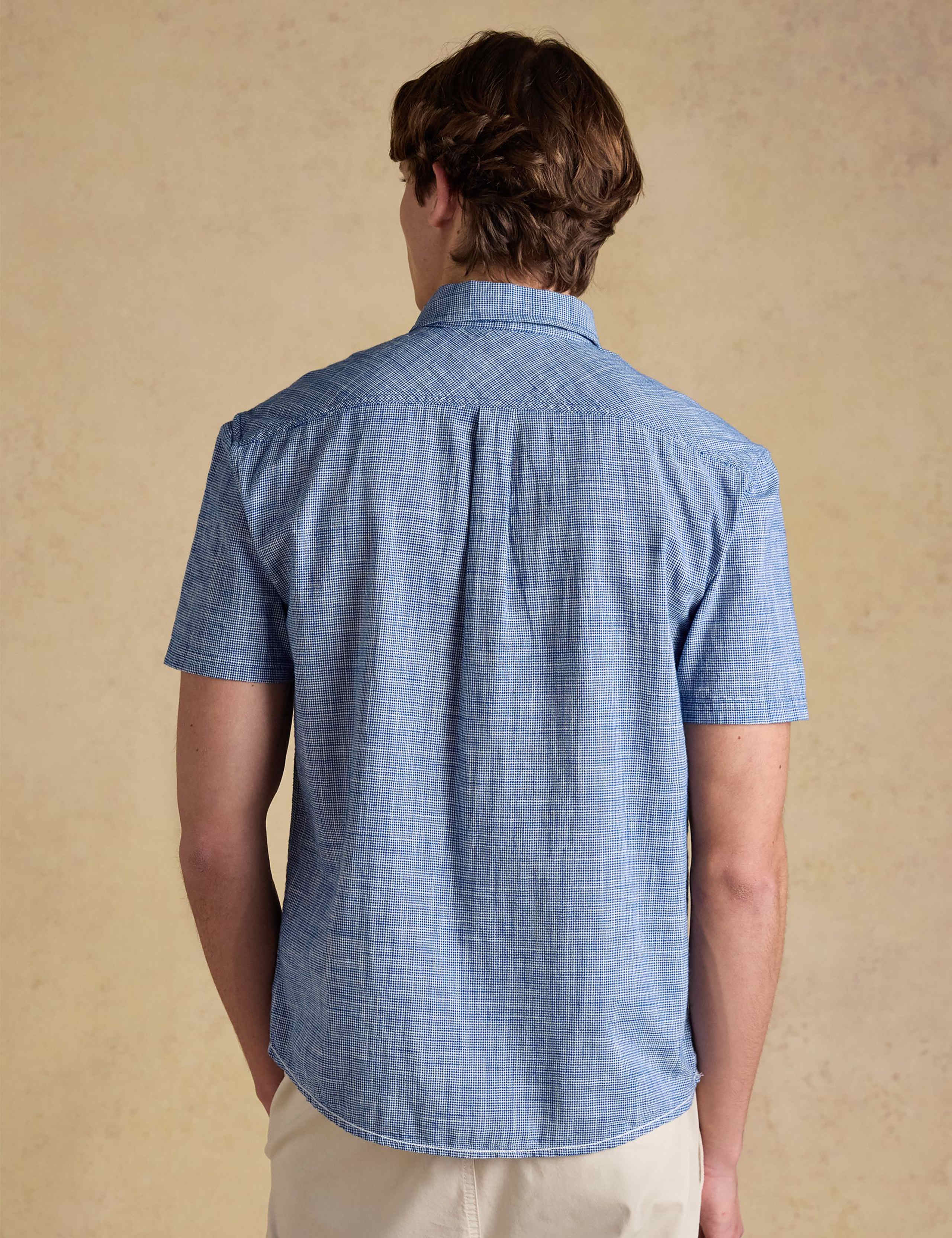 Regular Fit Puppytooth Short Sleeve Shirt 4 of 8