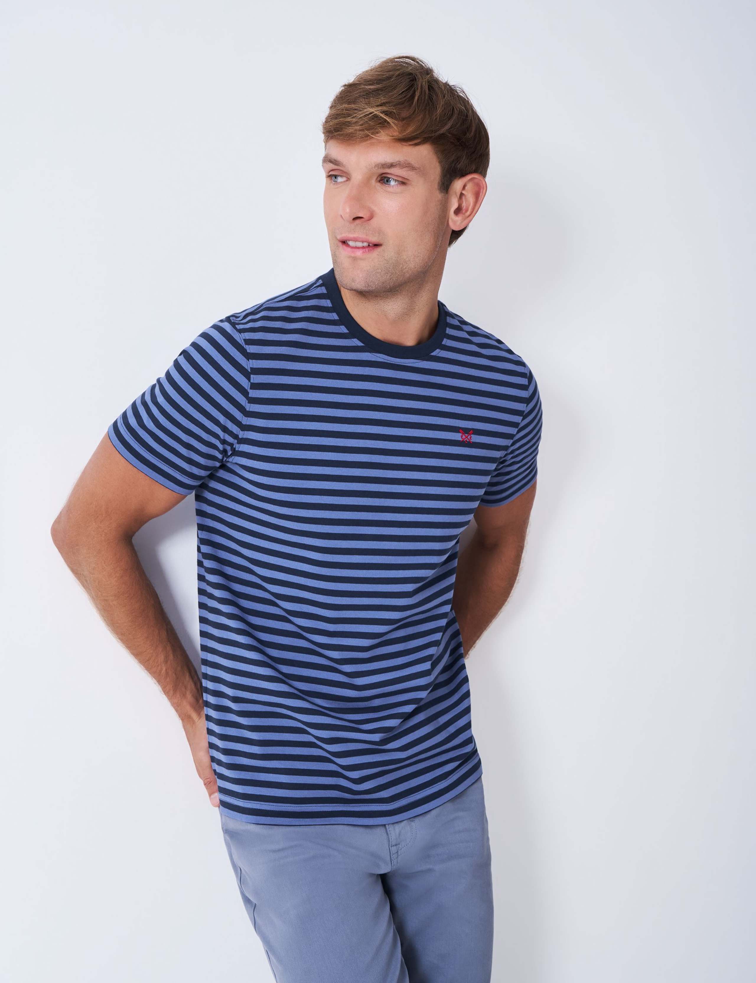 Pure Cotton Striped T-Shirt 2 of 4