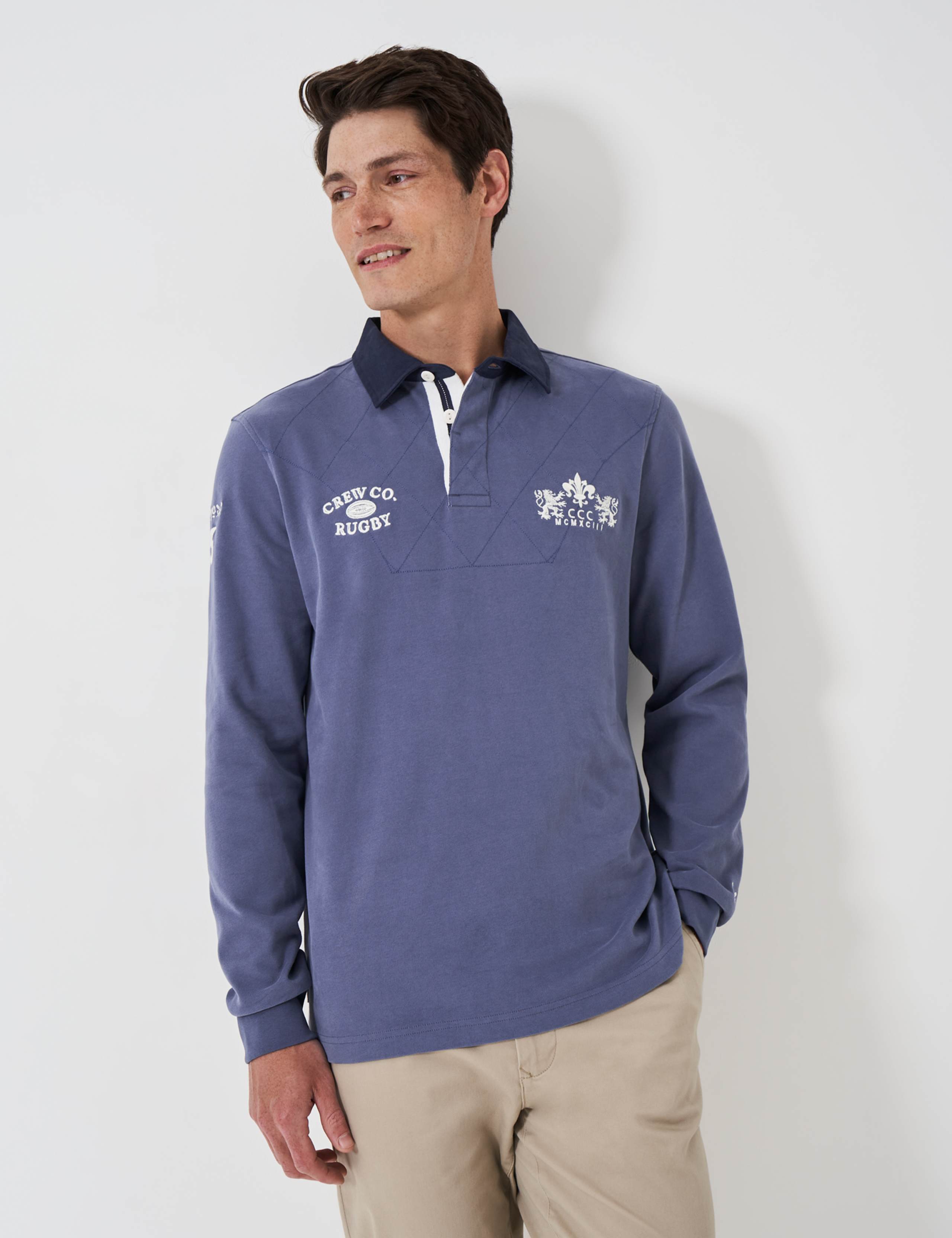 Pure Cotton Print Rugby Shirt 1 of 5