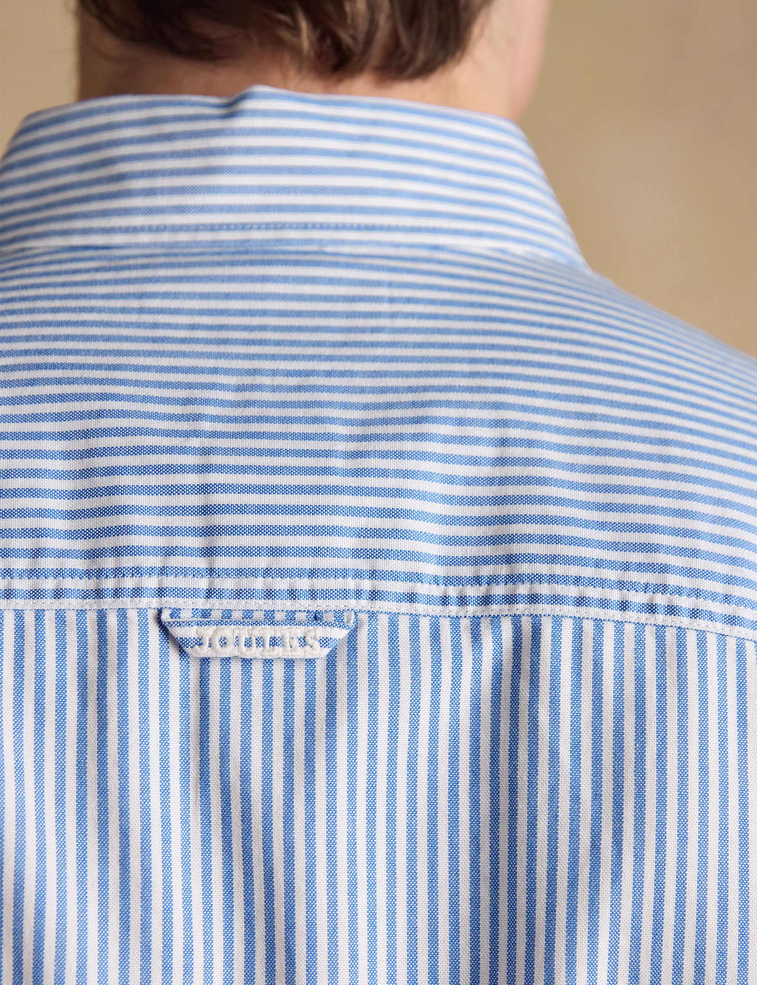 Regular Fit Pure Cotton Striped Oxford Shirt 7 of 12