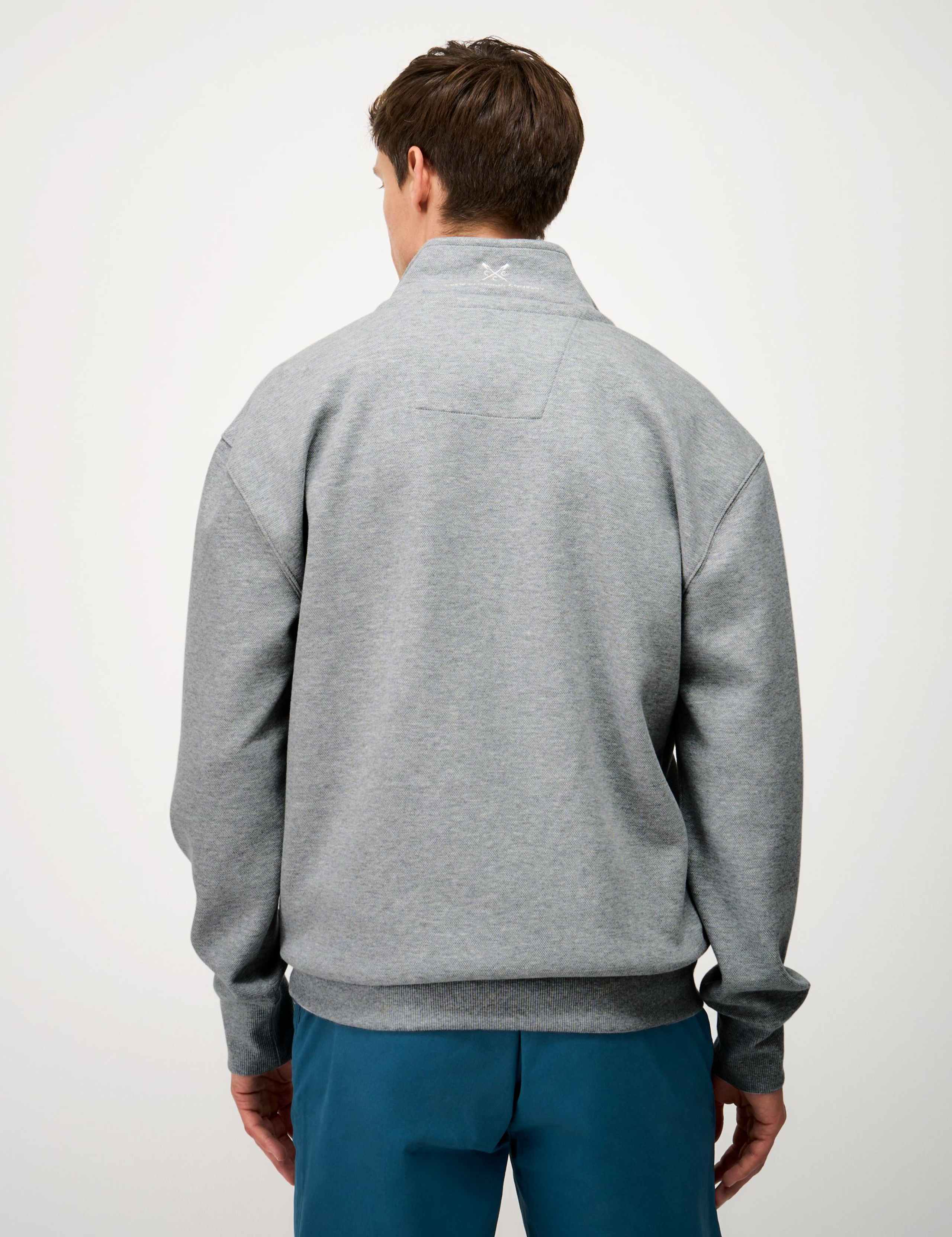 Cotton Rich Pique Half Zip Sweatshirt 3 of 6