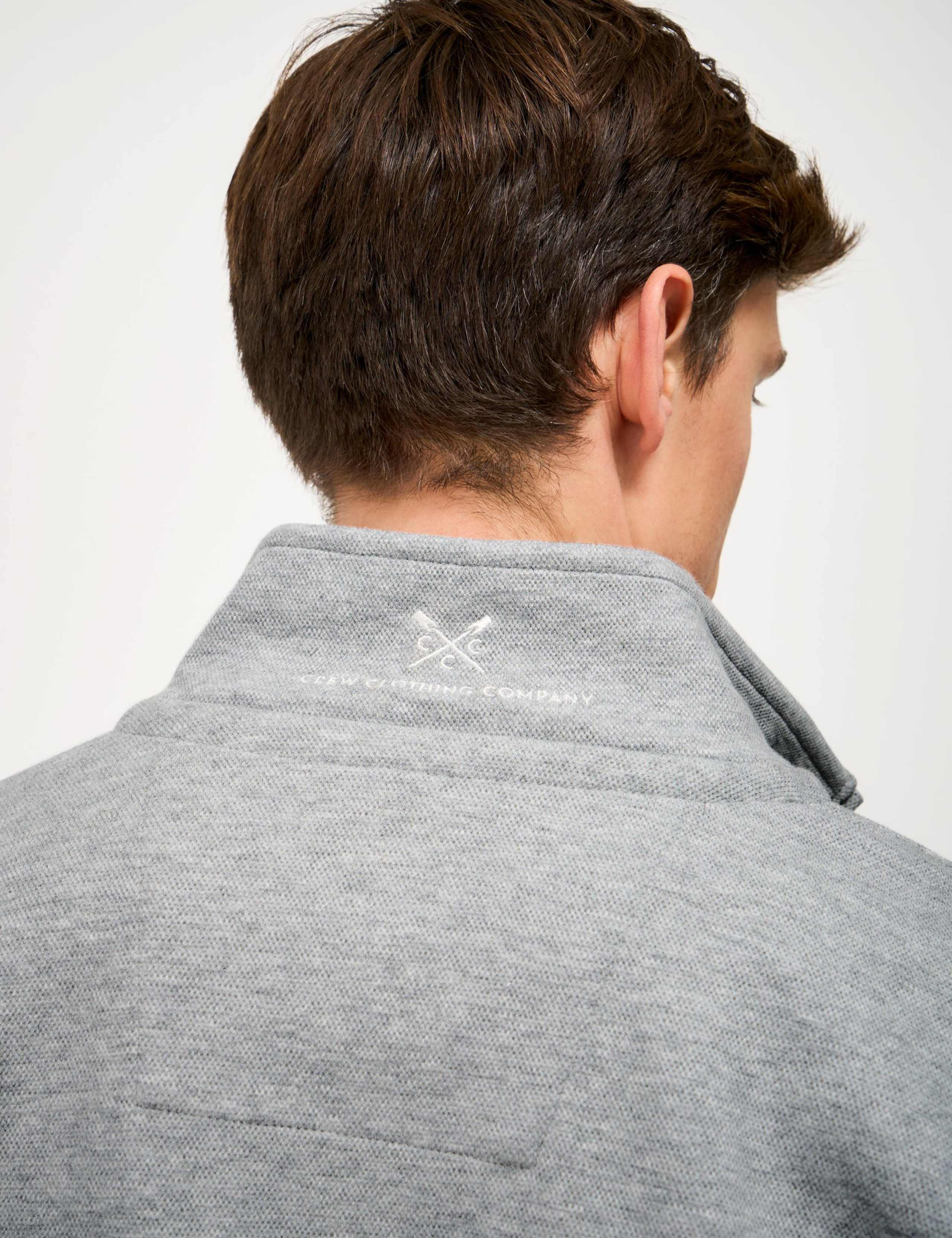 Cotton Rich Pique Half Zip Sweatshirt 4 of 6