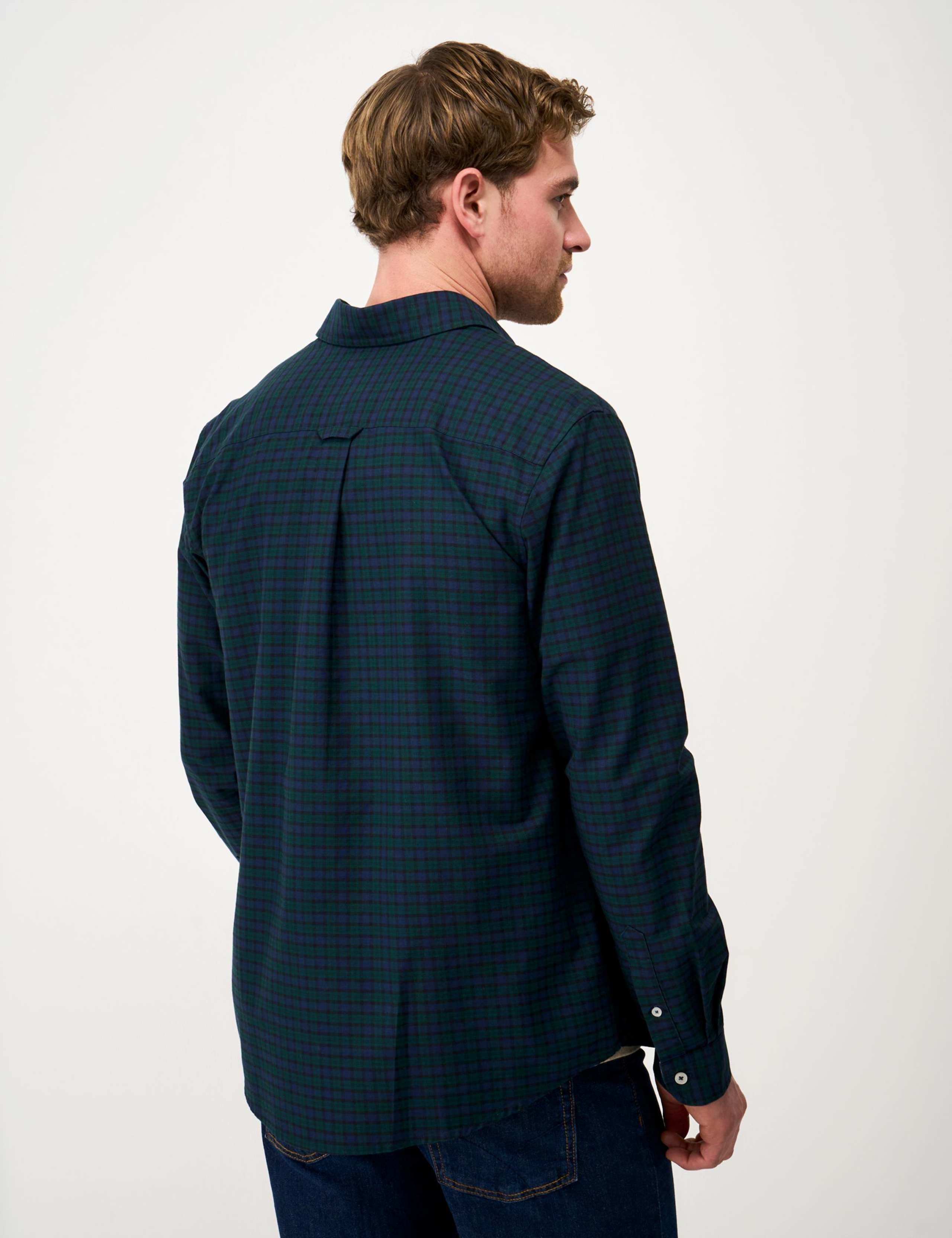 Pure Cotton Check Oxford Shirt 3 of 5