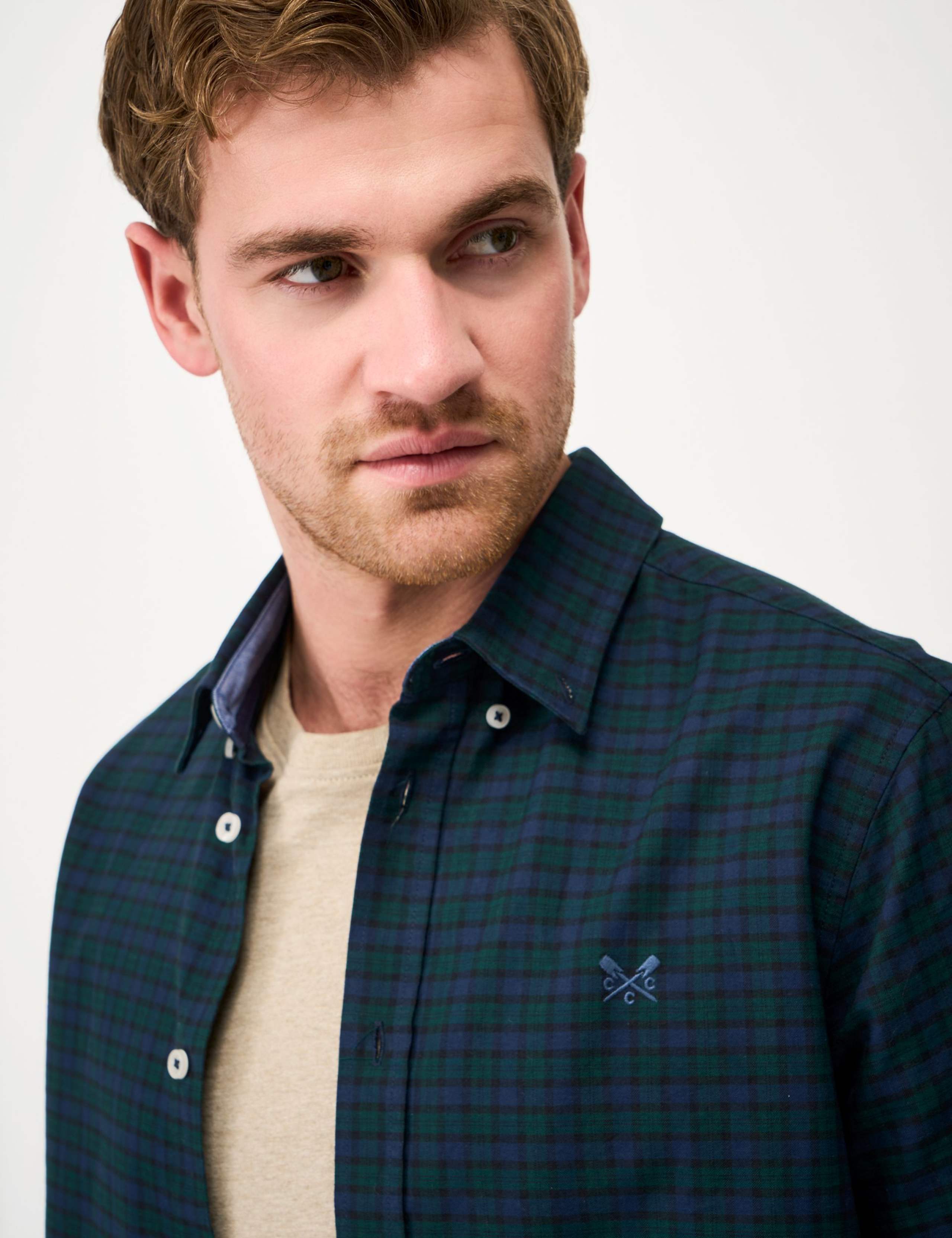 Pure Cotton Check Oxford Shirt 4 of 5