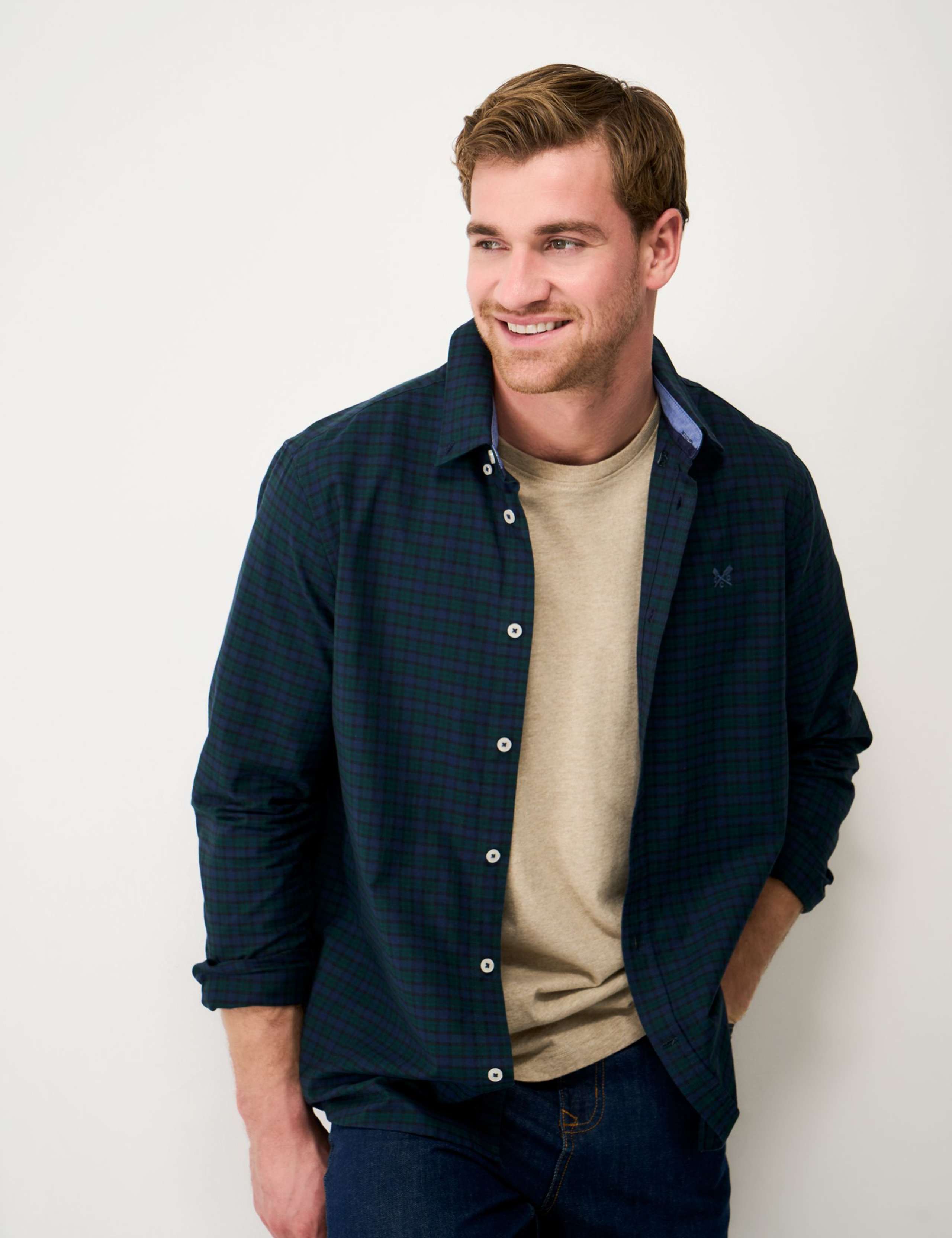 Pure Cotton Check Oxford Shirt 5 of 5