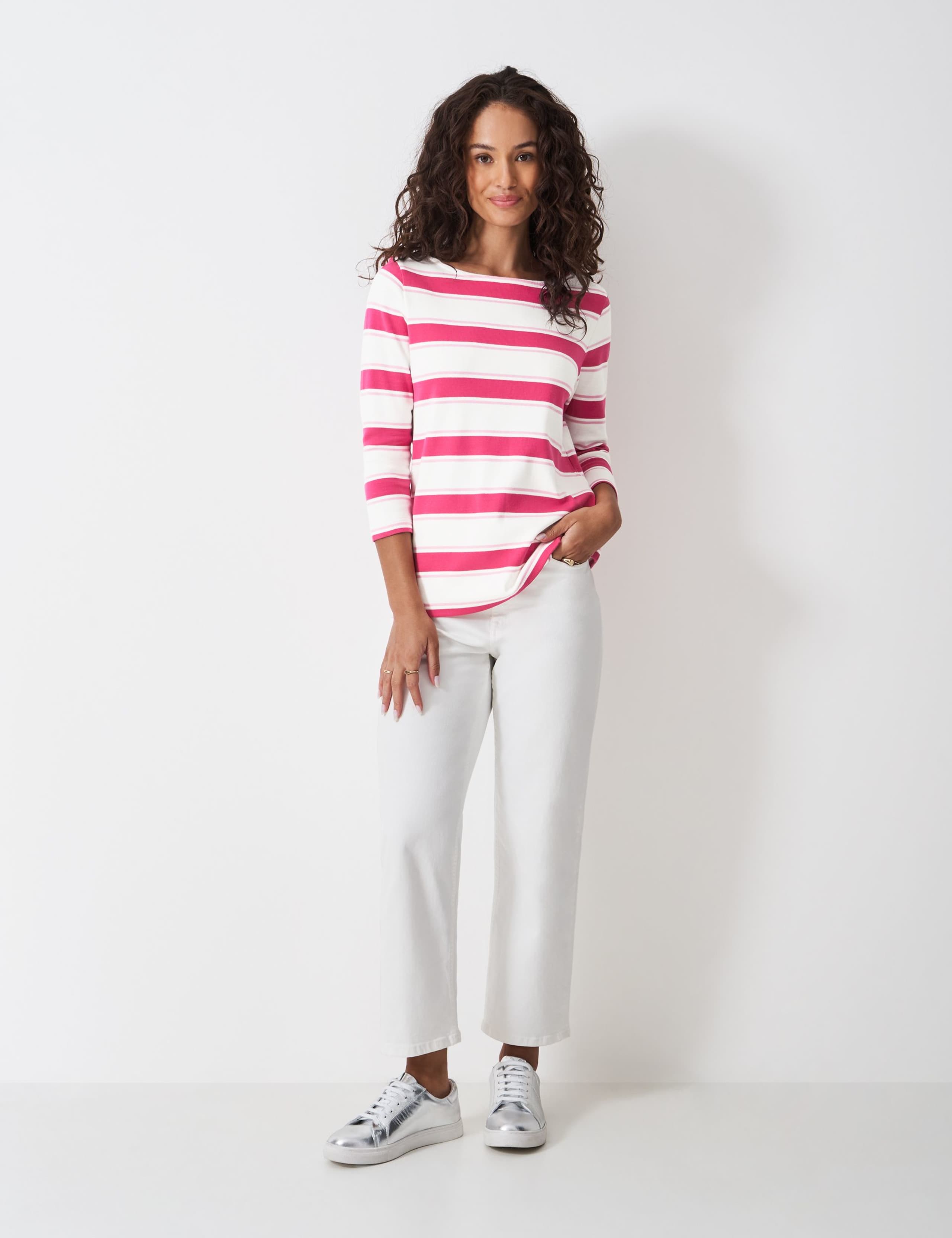 Pure Cotton Striped Top 1 of 5