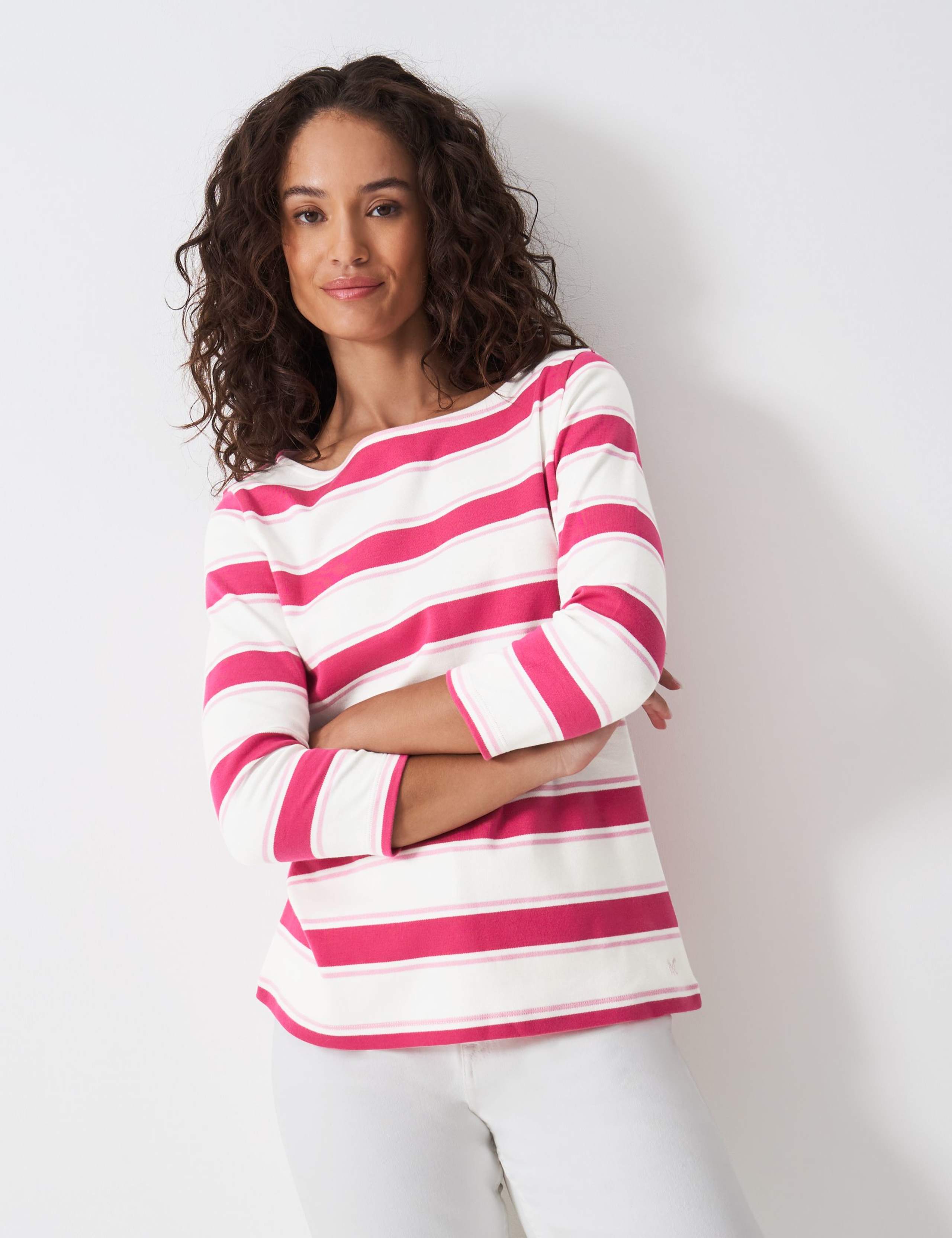 Pure Cotton Striped Top 4 of 5