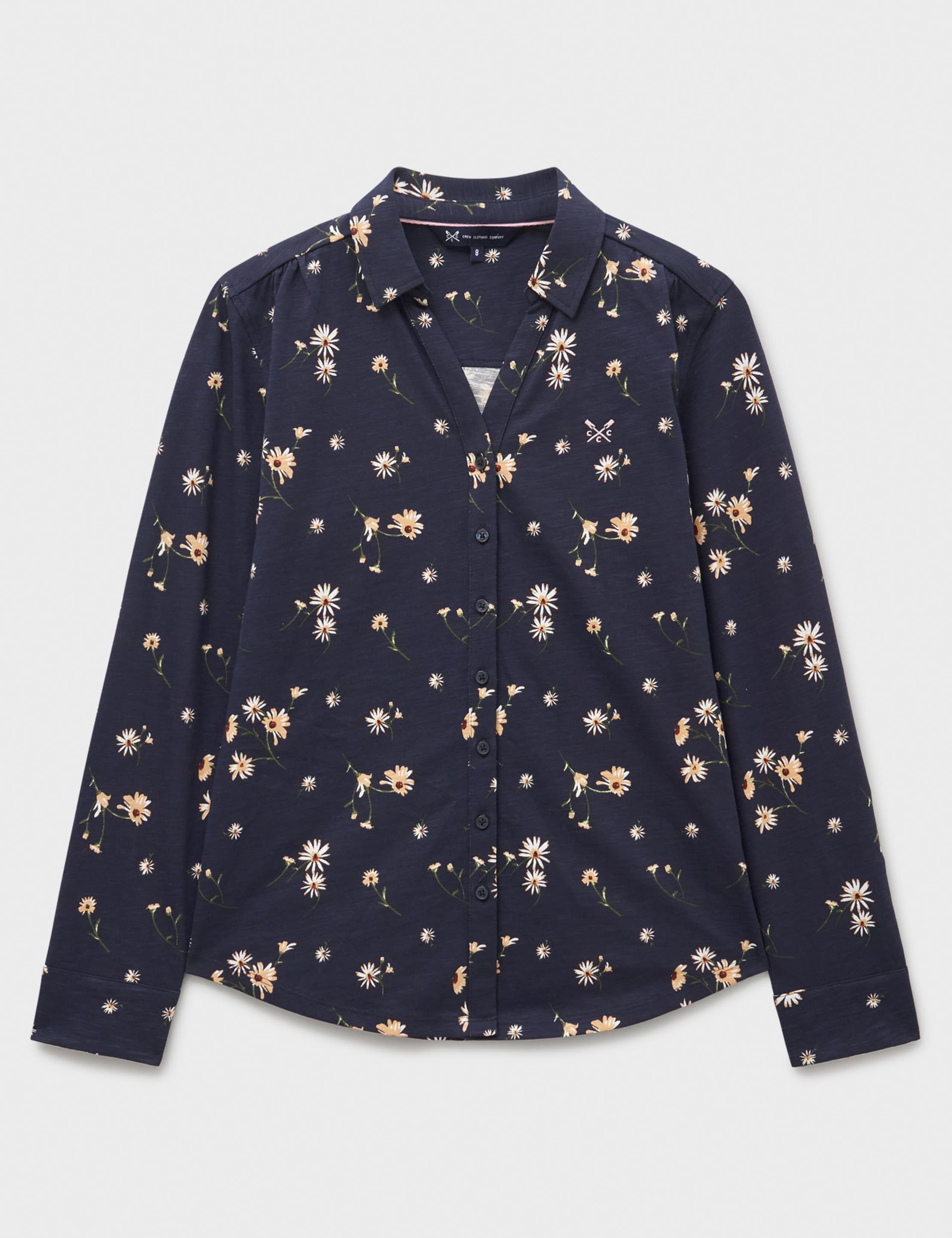 Pure Cotton Floral Collared Shirt 2 of 5