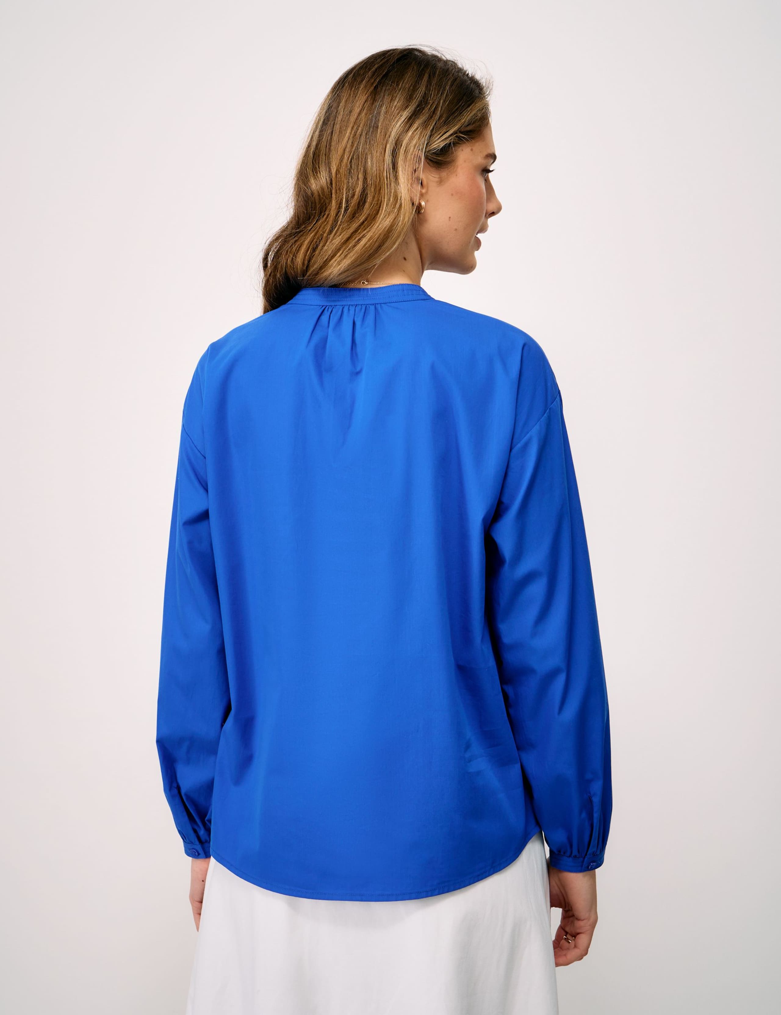 Pure Cotton Button Through Blouse 3 of 5