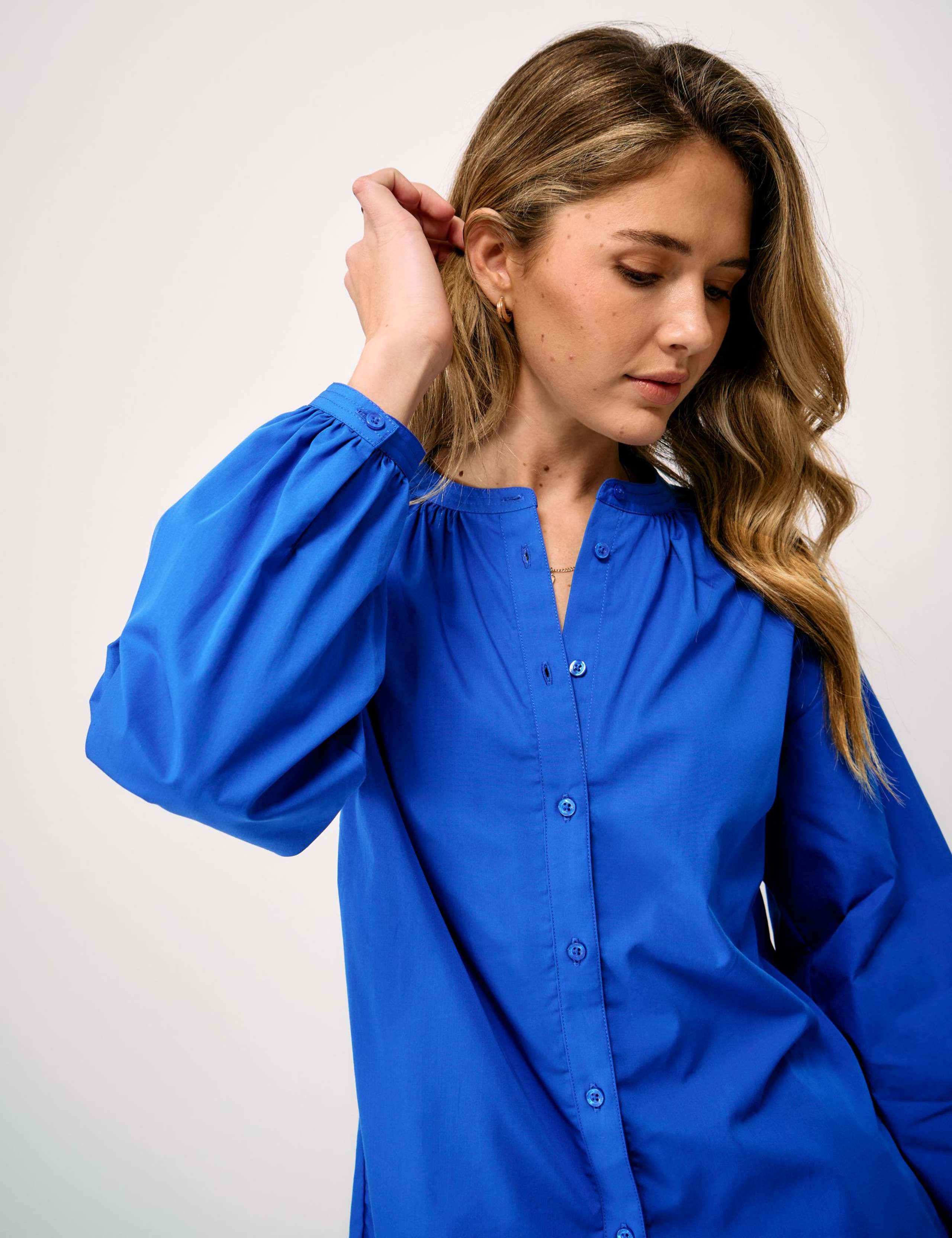 Pure Cotton Button Through Blouse 5 of 5