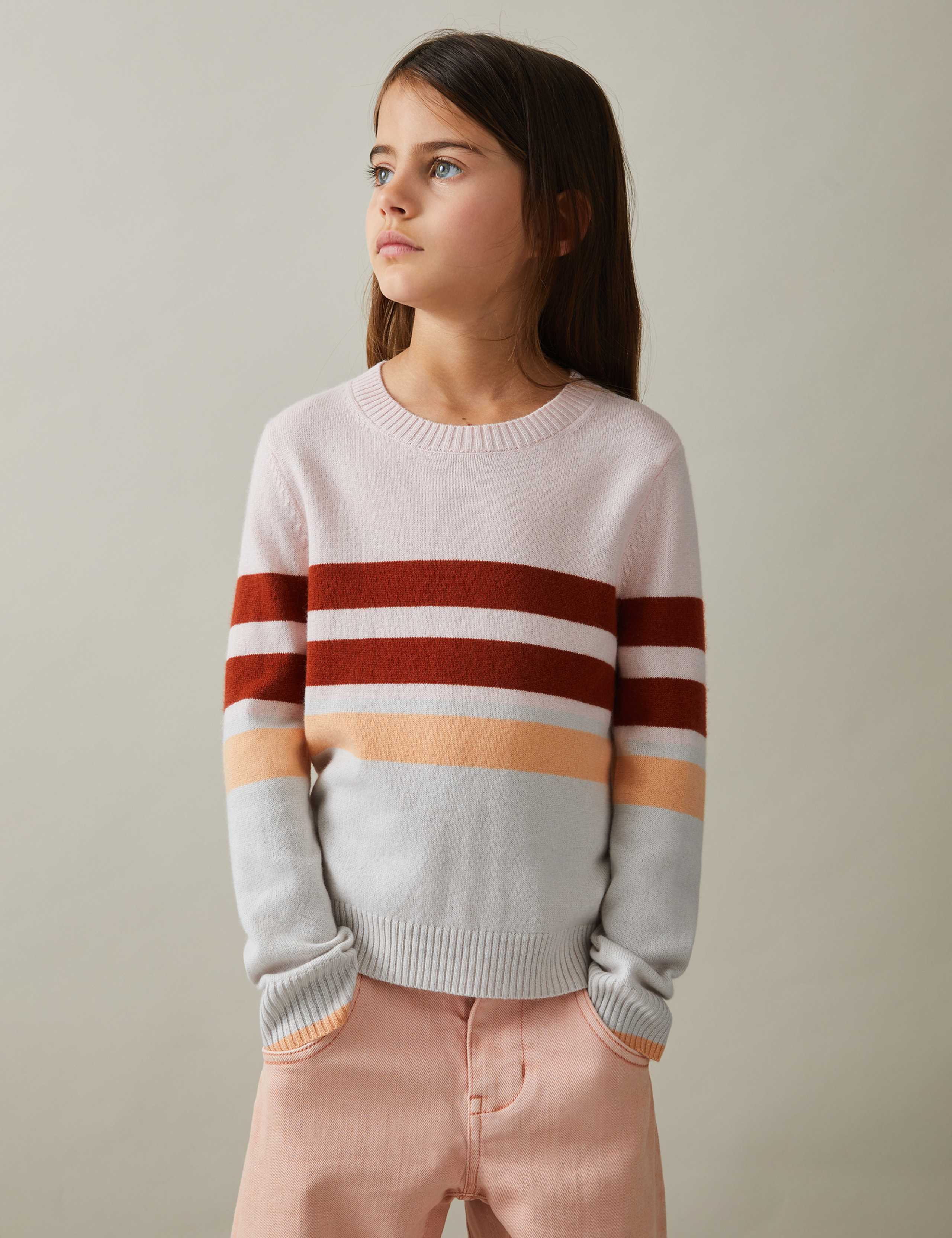 Wool Blend Colour Block Jumper (4-14 Yrs) 4 of 4
