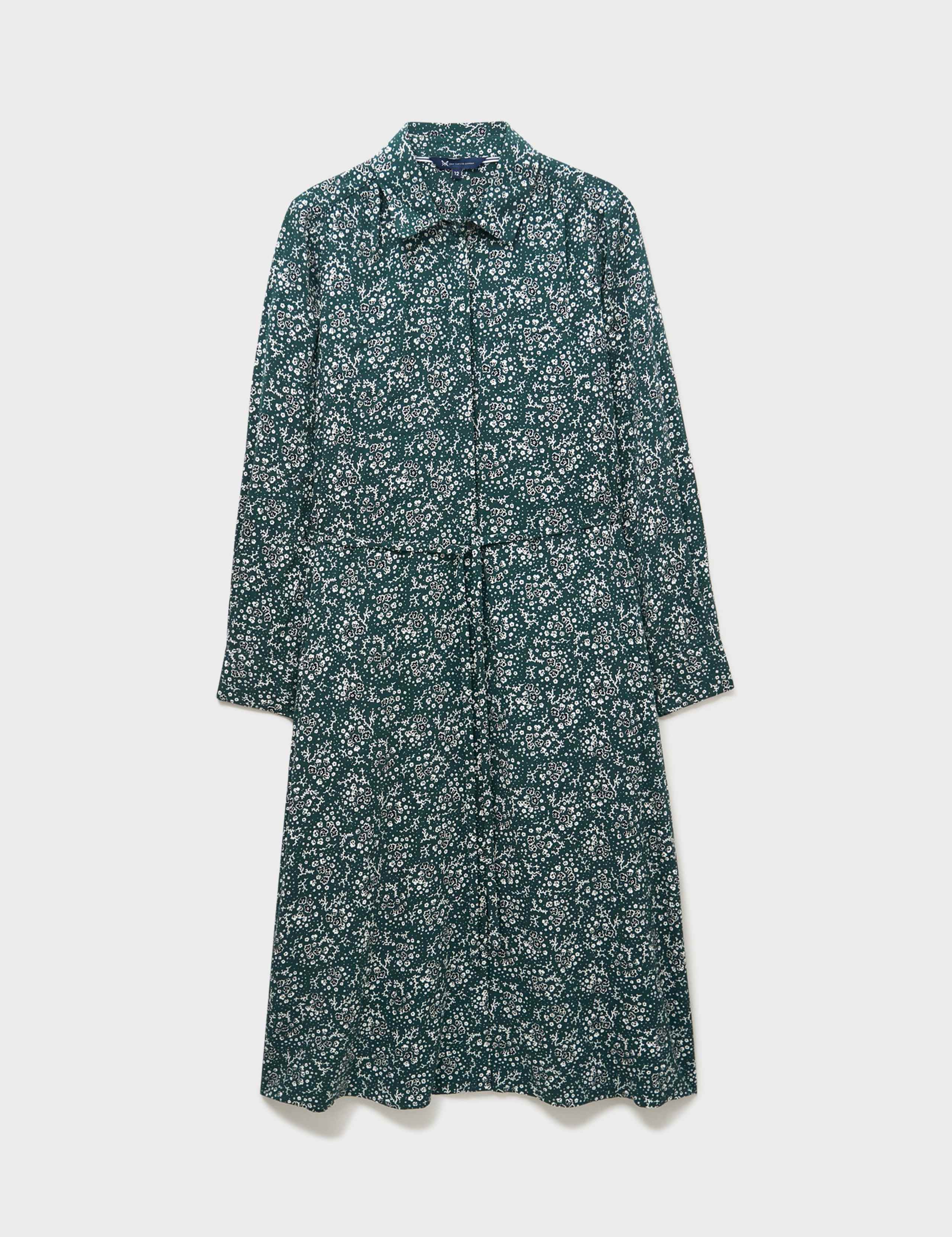 Floral Midi Shirt Dress 2 of 5